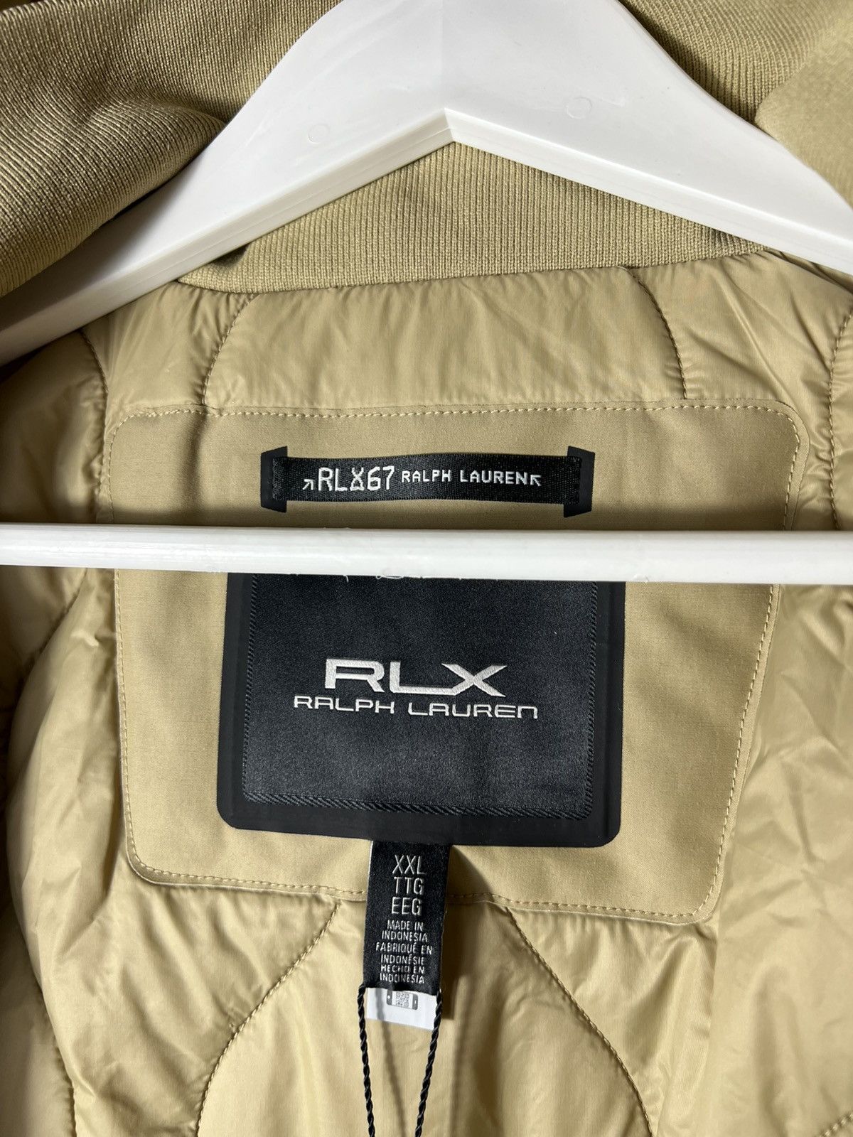 Polo Ralph Lauren 🧥 NWT RLX Ralph Lauren Water-Repellent Faille Hooded Jacket Size US XXL / EU 58 / 5 - 20 Thumbnail