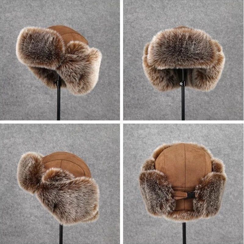 Other Winter Plush Bomber Hats Warm Snow Bonnet Earflap Hats Size ONE SIZE - 5 Thumbnail