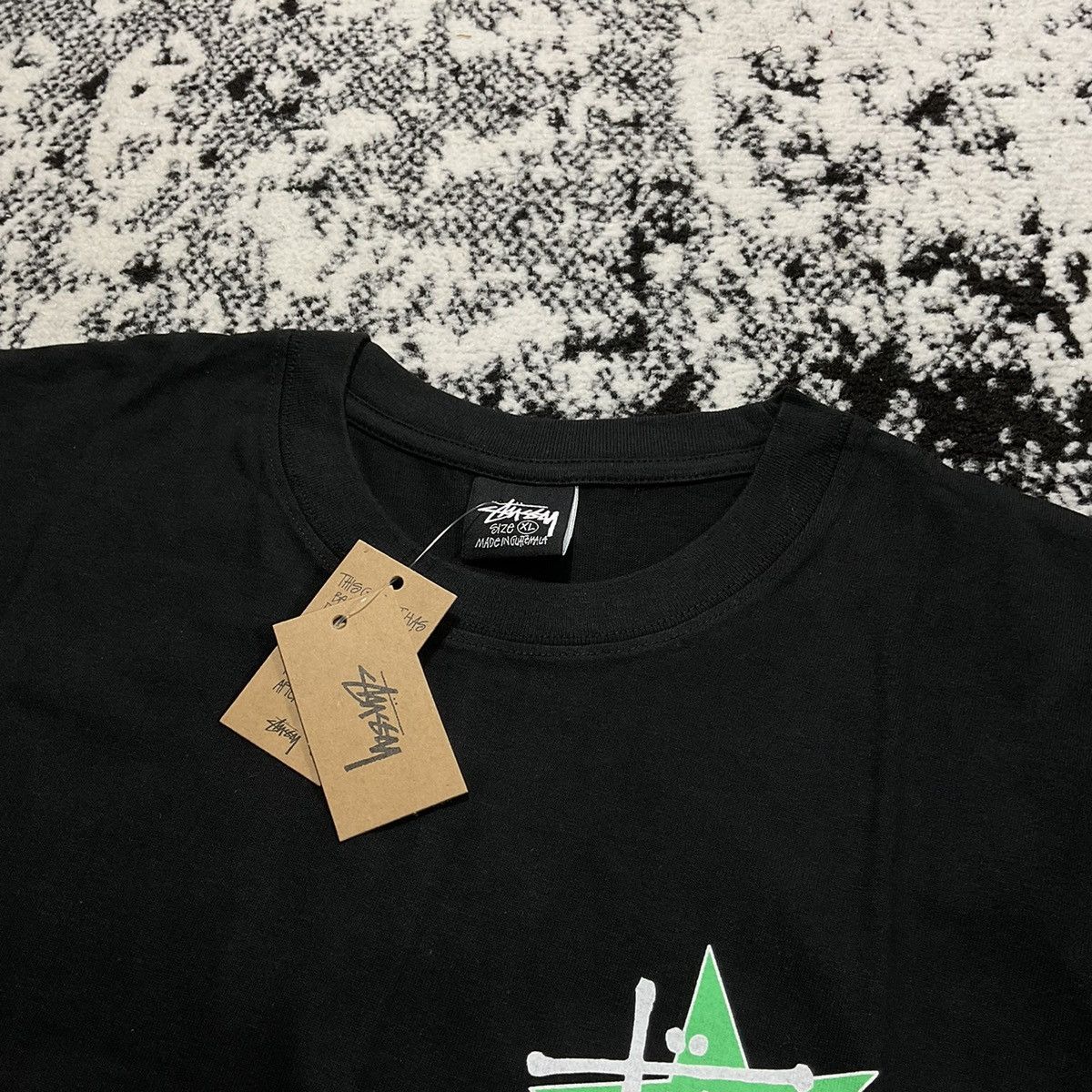 Stussy Stussy tee black Size US XL / EU 56 / 4 - 4 Thumbnail