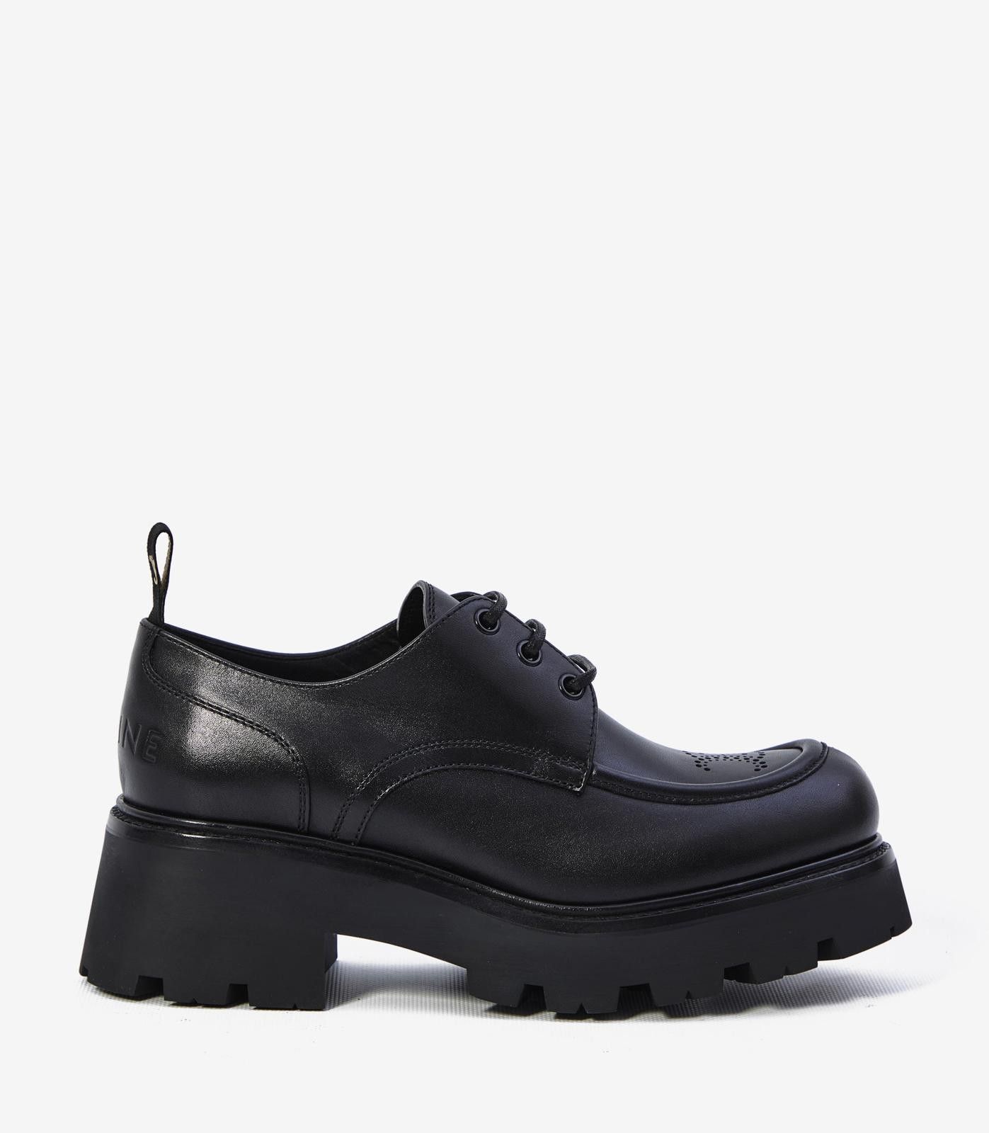 Celine CELINE TRIOMPHE DERBIES IN SHINY BULL SIZE 40 Size ONE SIZE - 1 Thumbnail