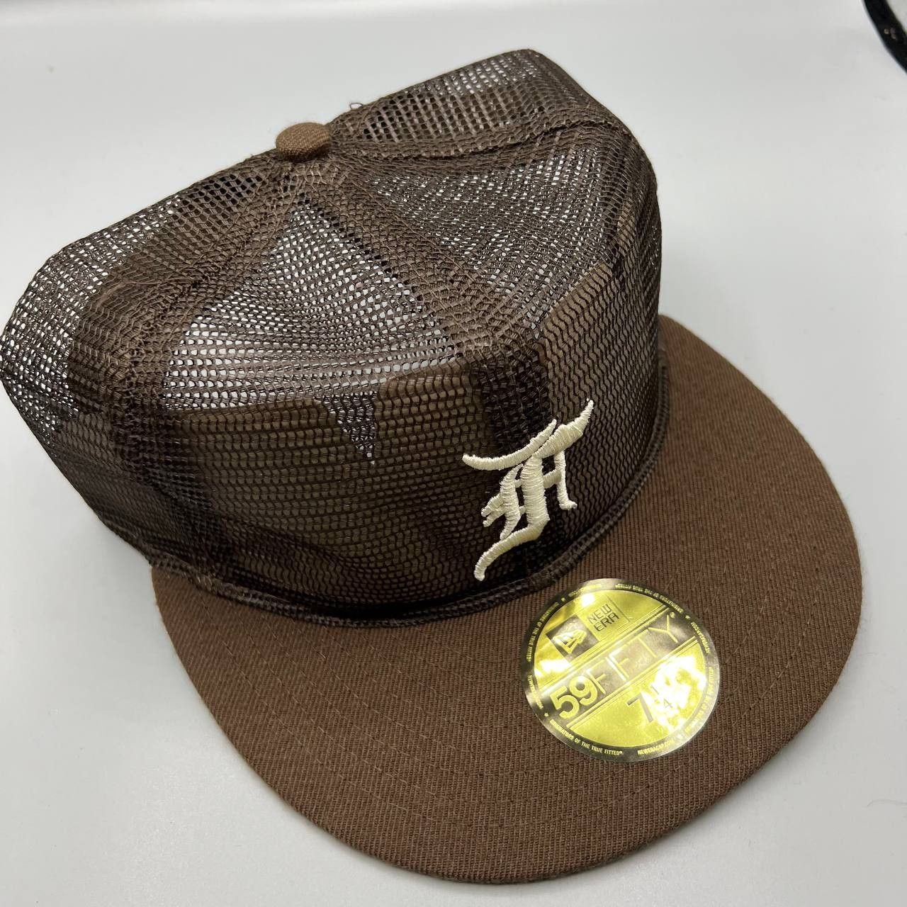 New Era Fear of God 7 1/4 59Fifty New Era Mesh Hat Fitted FOG Jordan Size ONE SIZE - 3 Thumbnail