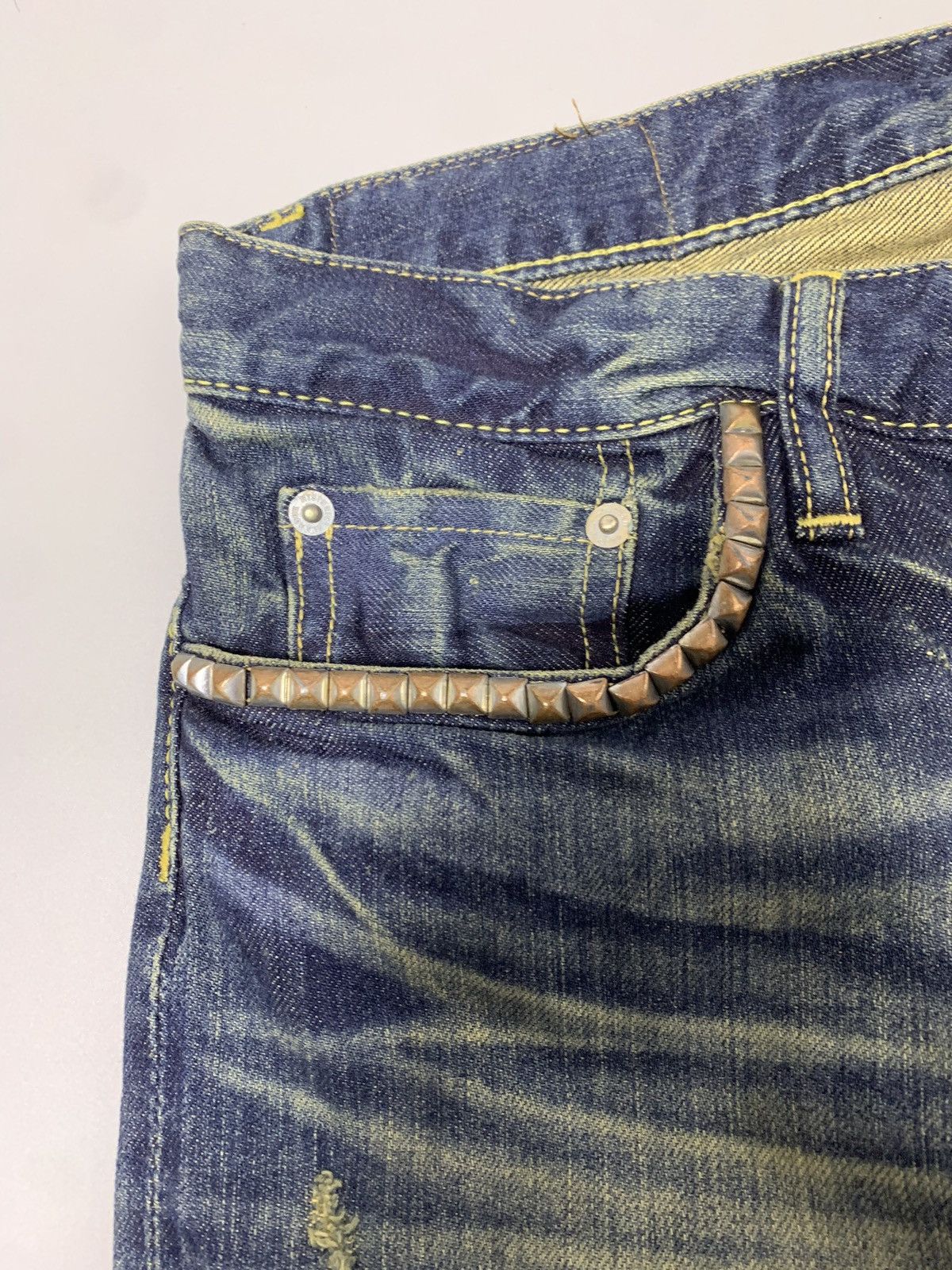 Hysteric Glamour Hysteric Glamour Studded Denim Jeans Size 30" / US 8 / IT 44 - 5 Thumbnail