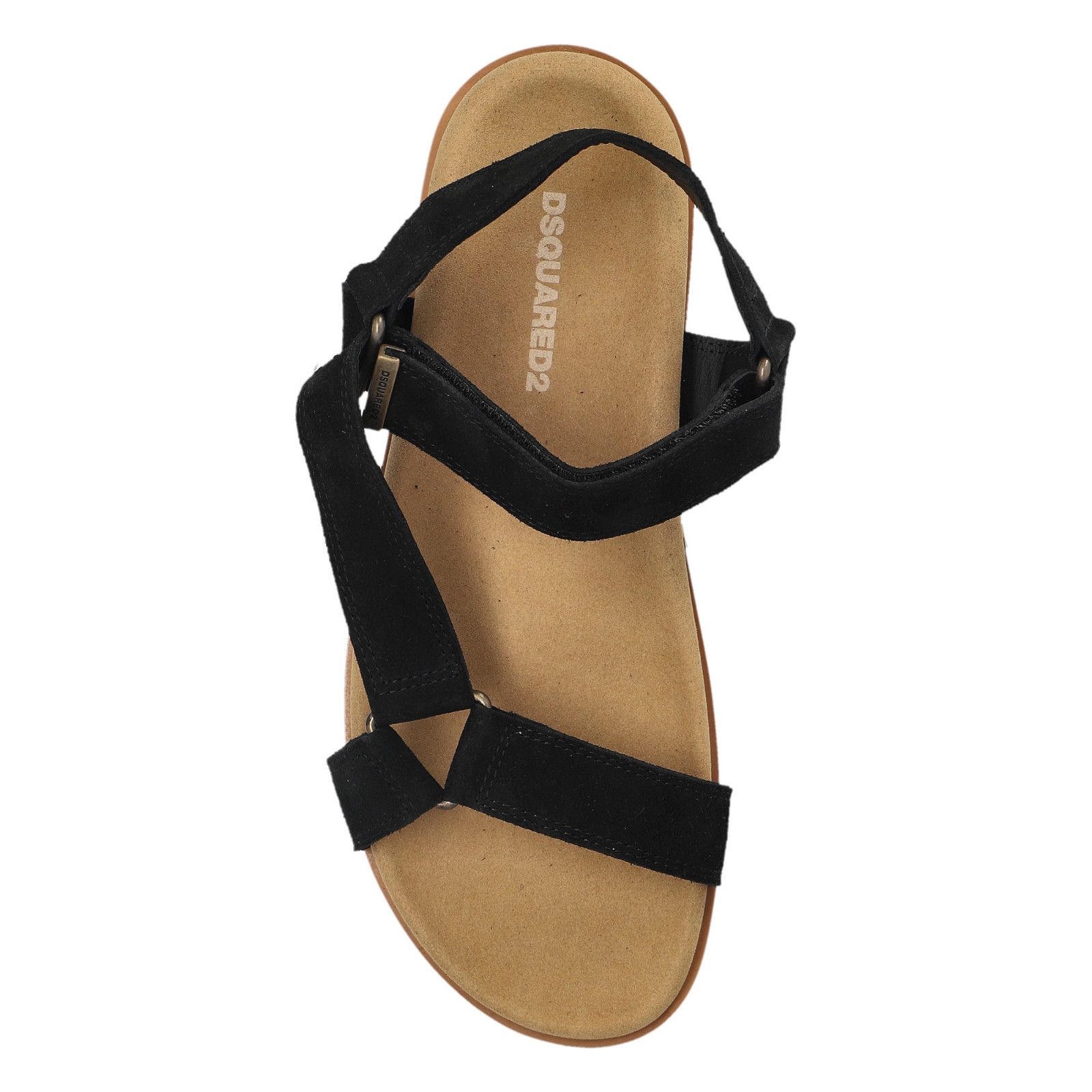 Dsquared2 DSQUARED2 Black D2 Cargo Sandals New And Authentic (Men's s Size US 8 / EU 41 - 4 Thumbnail
