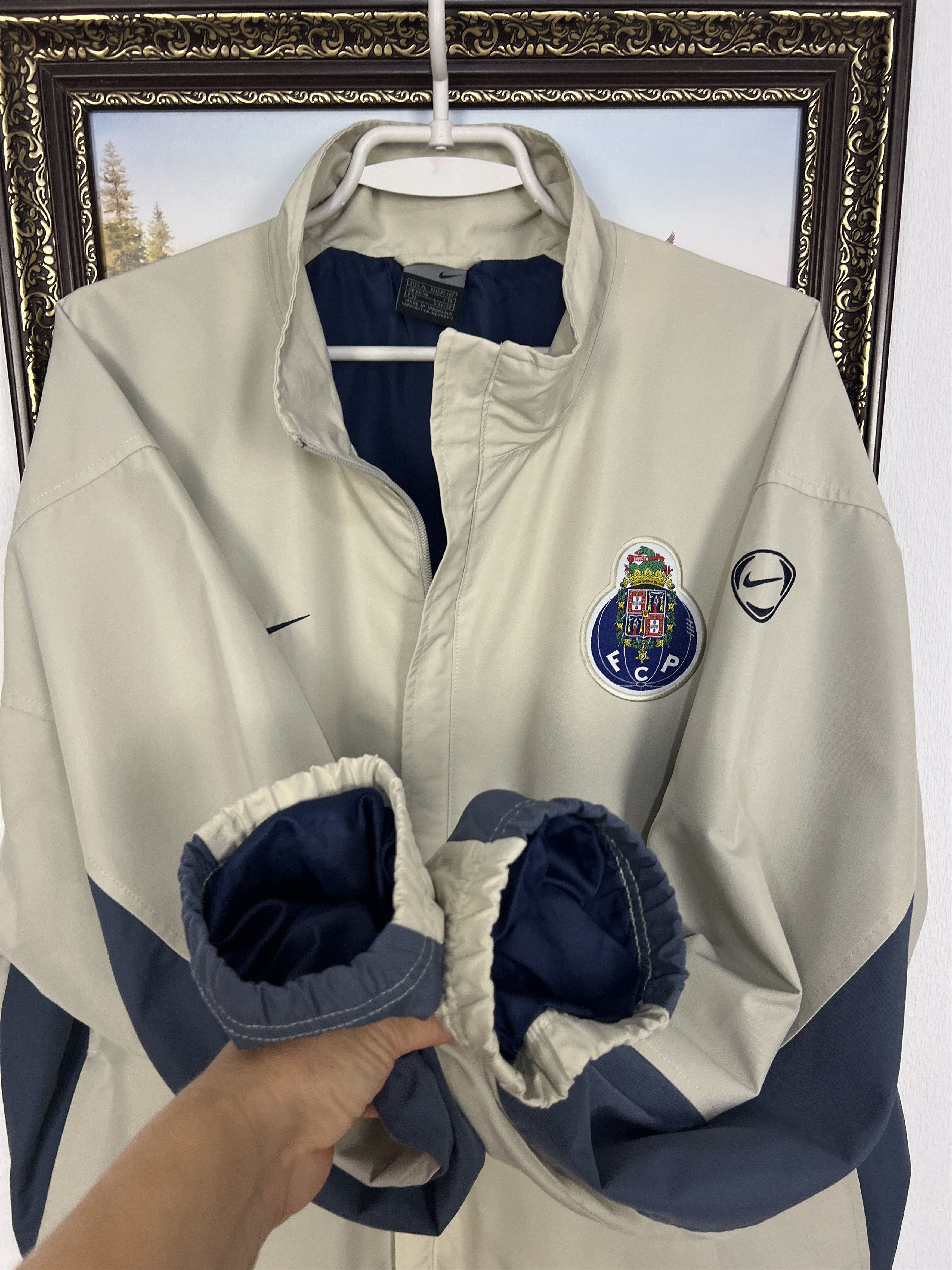 Nike Vintage Porto FC Football Jacket Soccer Track Top Zip Rare Size US XL / EU 56 / 4 - 6 Thumbnail