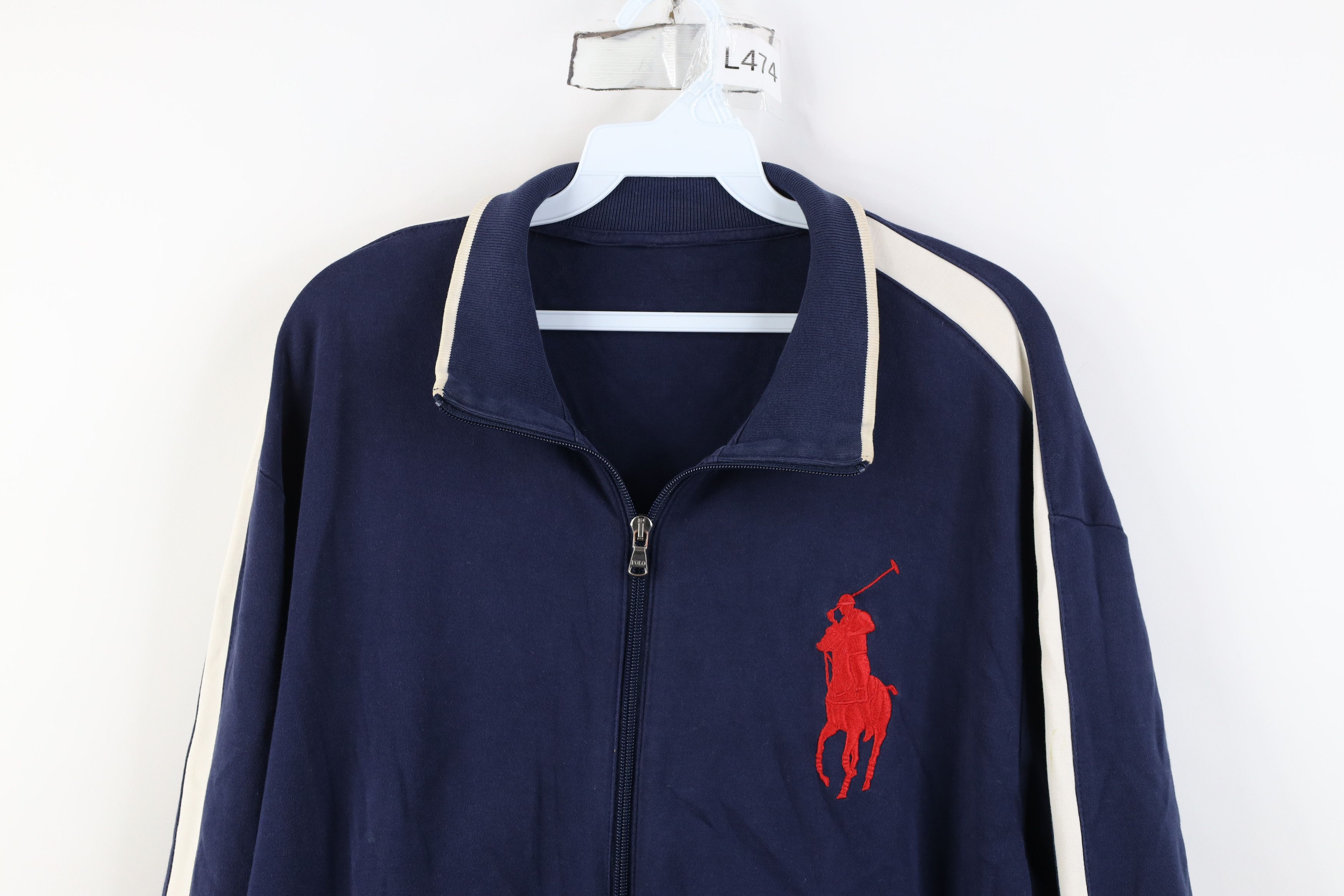 Ralph Lauren Vintage 90s Y2K Ralph Lauren Spell Out Big Pony Zip Jacket Size US XL / EU 56 / 4 - 2 Thumbnail