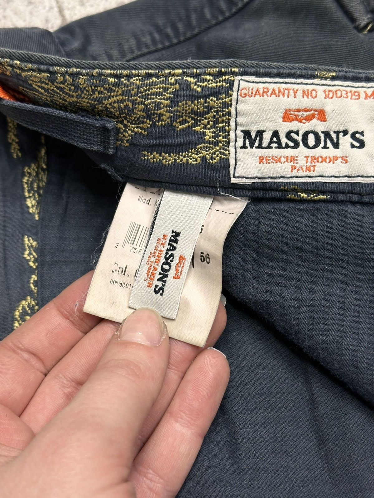 Mason's Vintage Denim Pants Multi pocket Tornado Issey Miyake LGB Size US 40 / EU 56 - 9 Thumbnail