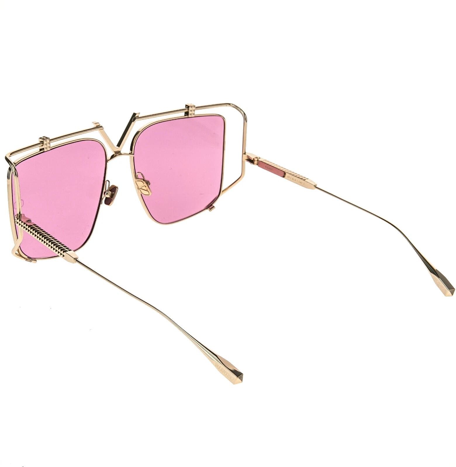 Valentino VALENTINO V LIGHT VLS116 Gold Titanium VLS 116C Sunglass Size ONE SIZE - 10 Thumbnail