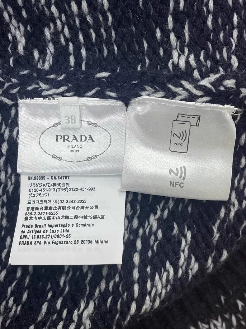 Prada Prada 25 new heavy industry pendant black and white colour Size XS / US 0-2 / IT 36-38 - 5 Thumbnail