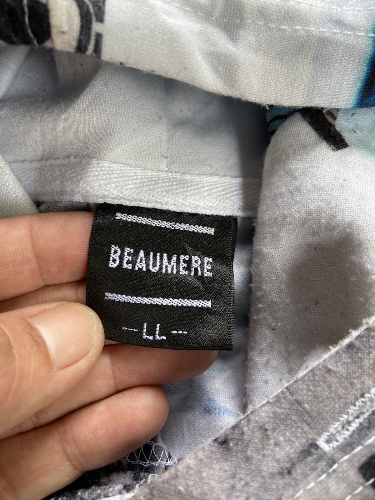 If Six Was Nine × Japanese Brand × Le Grande Bleu (L.G.B.) BEAUMERE SKATEBOARD IF IT CAN BE IMAGINED CREATED HOODIE Size US L / EU 52-54 / 3 - 15 Thumbnail