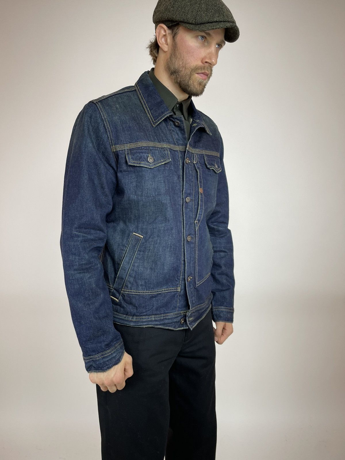 Timberland Timberland Denim Sherpa Jacket Mens size XL Size US XL / EU 56 / 4 - 4 Thumbnail