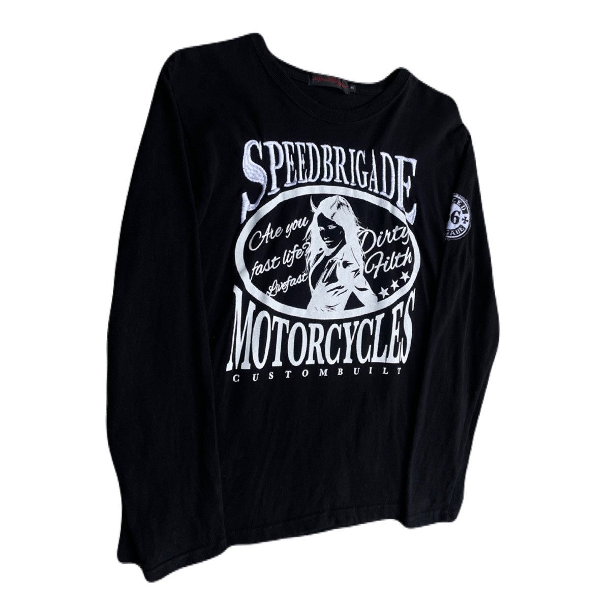If Six Was Nine 2000s Japanese archive Demon girl Long Sleeve Tee Vkei Y2K Size US S / EU 44-46 / 1 - 3 Thumbnail