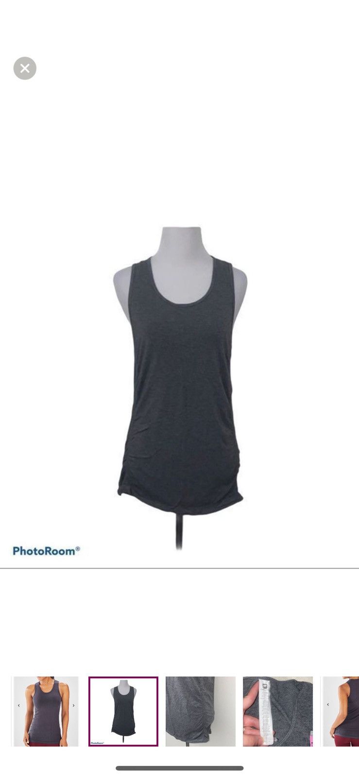 Fabletics Fabletics large Kathie seamless ruched tank top Size L / US 10 / IT 46 - 1 Thumbnail