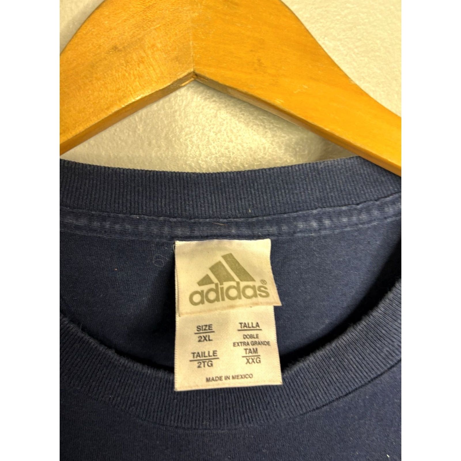 Adidas adidas T-shirt Crew Short Sleeve Men L White 90s Graphic Vintage Nike Size US L / EU 52-54 / 3 - 3 Thumbnail