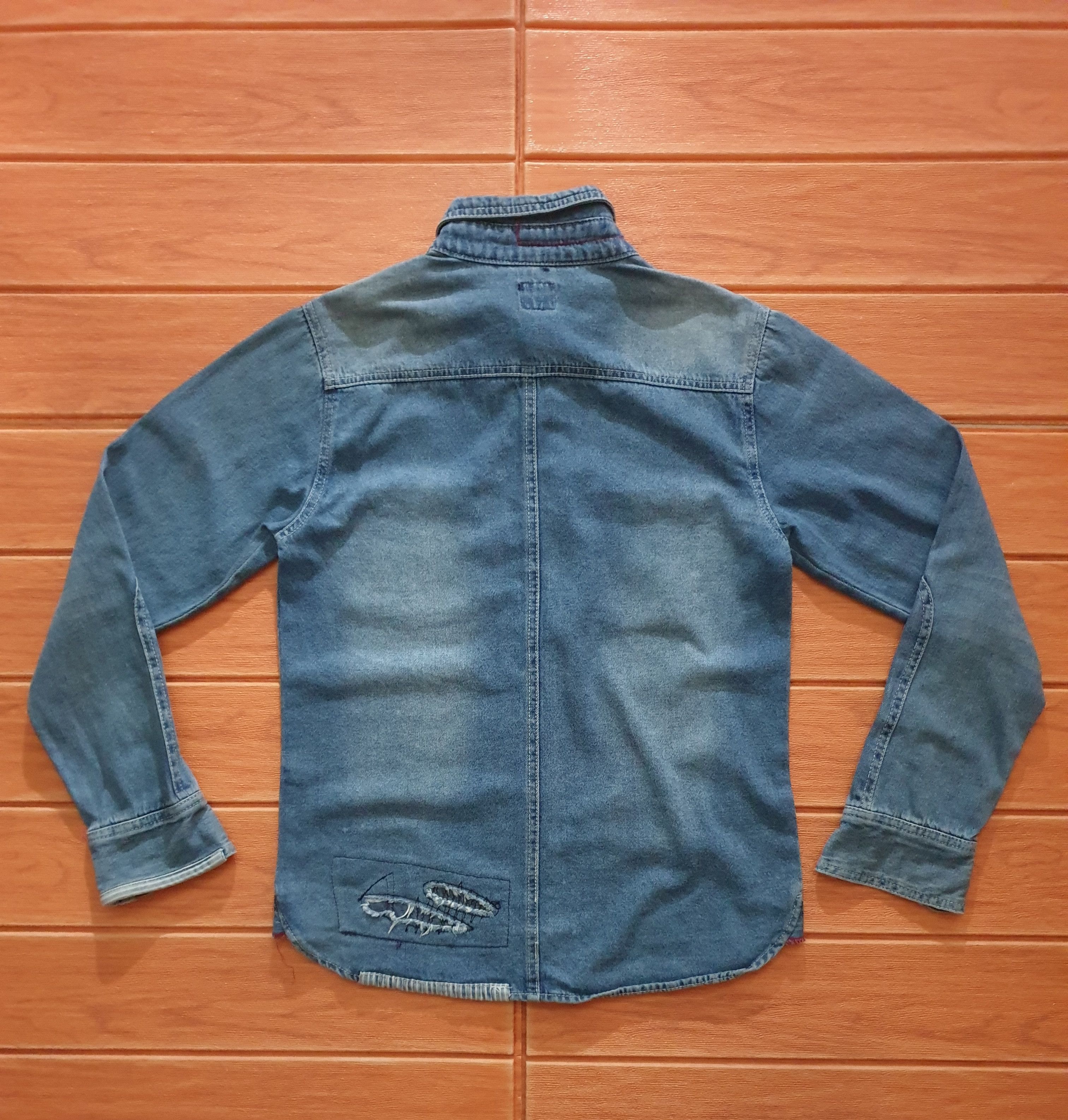 PPFM 💥BONDS PEACE Shashiko Chambray shirt Size US S / EU 44-46 / 1 - 10 Thumbnail