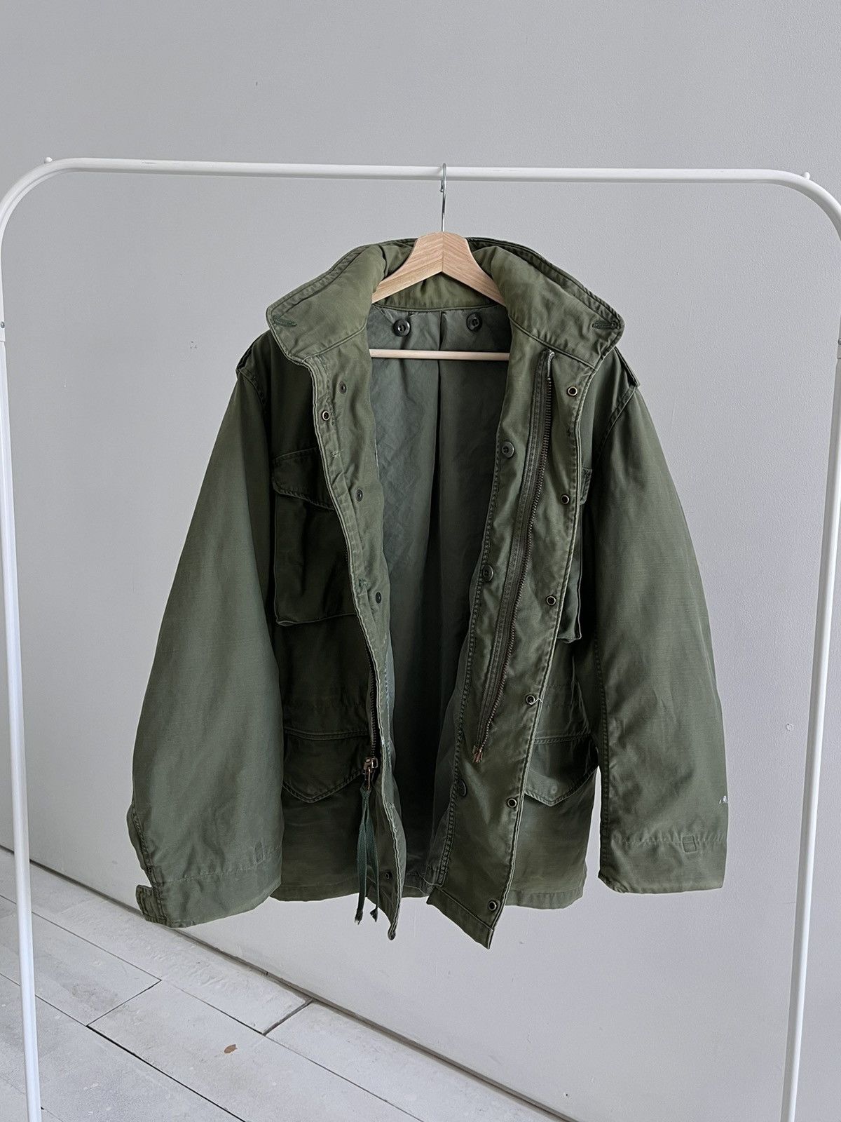 Vintage vintage M65 field jacket OG-107 scovill zip Size US L / EU 52-54 / 3 - 2 Thumbnail