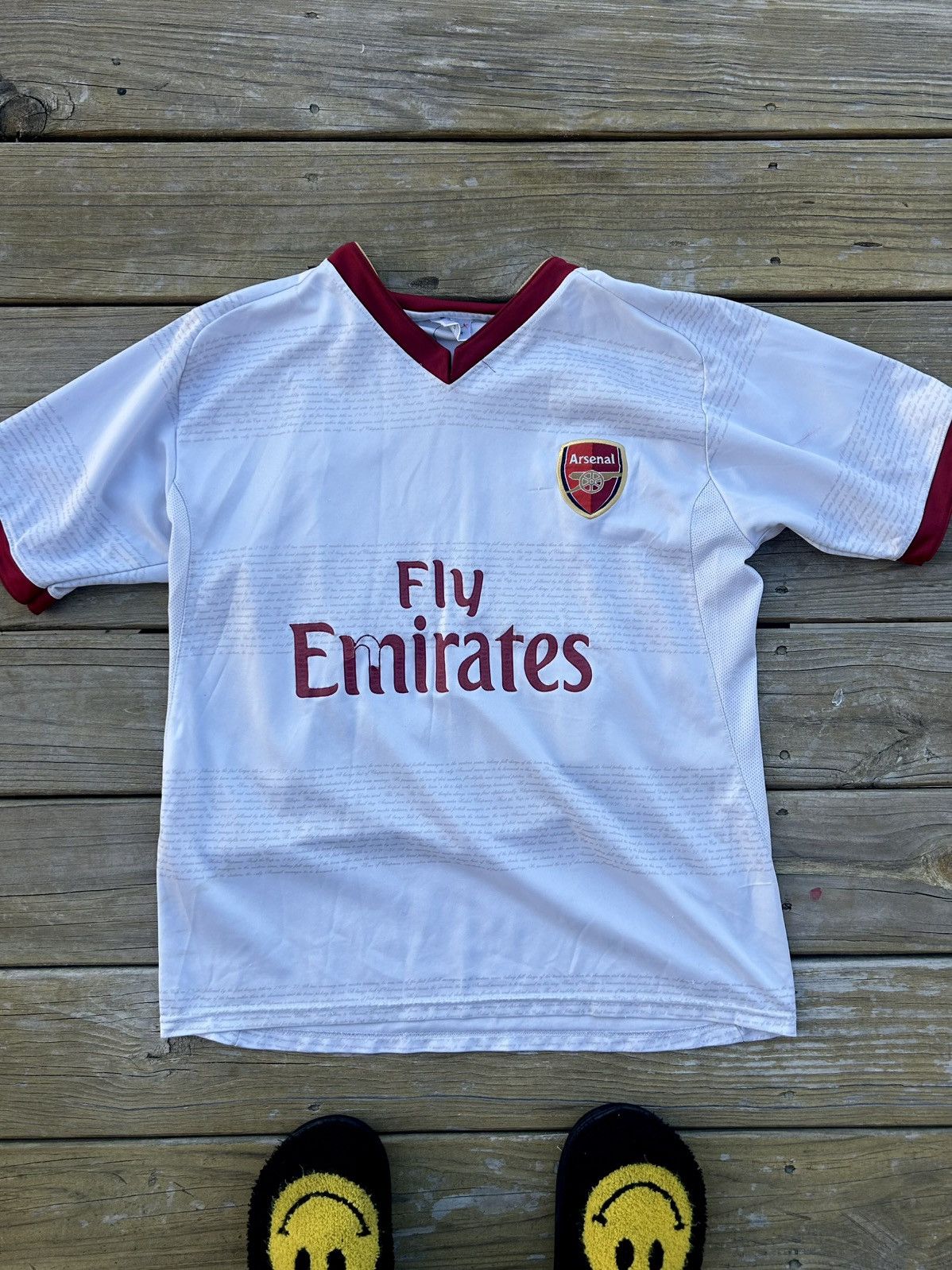 Nike Official Arsenal 2007-08 Away Jersey ADEBAYOR #25 Nike Size US XL / EU 56 / 4 - 1 Thumbnail
