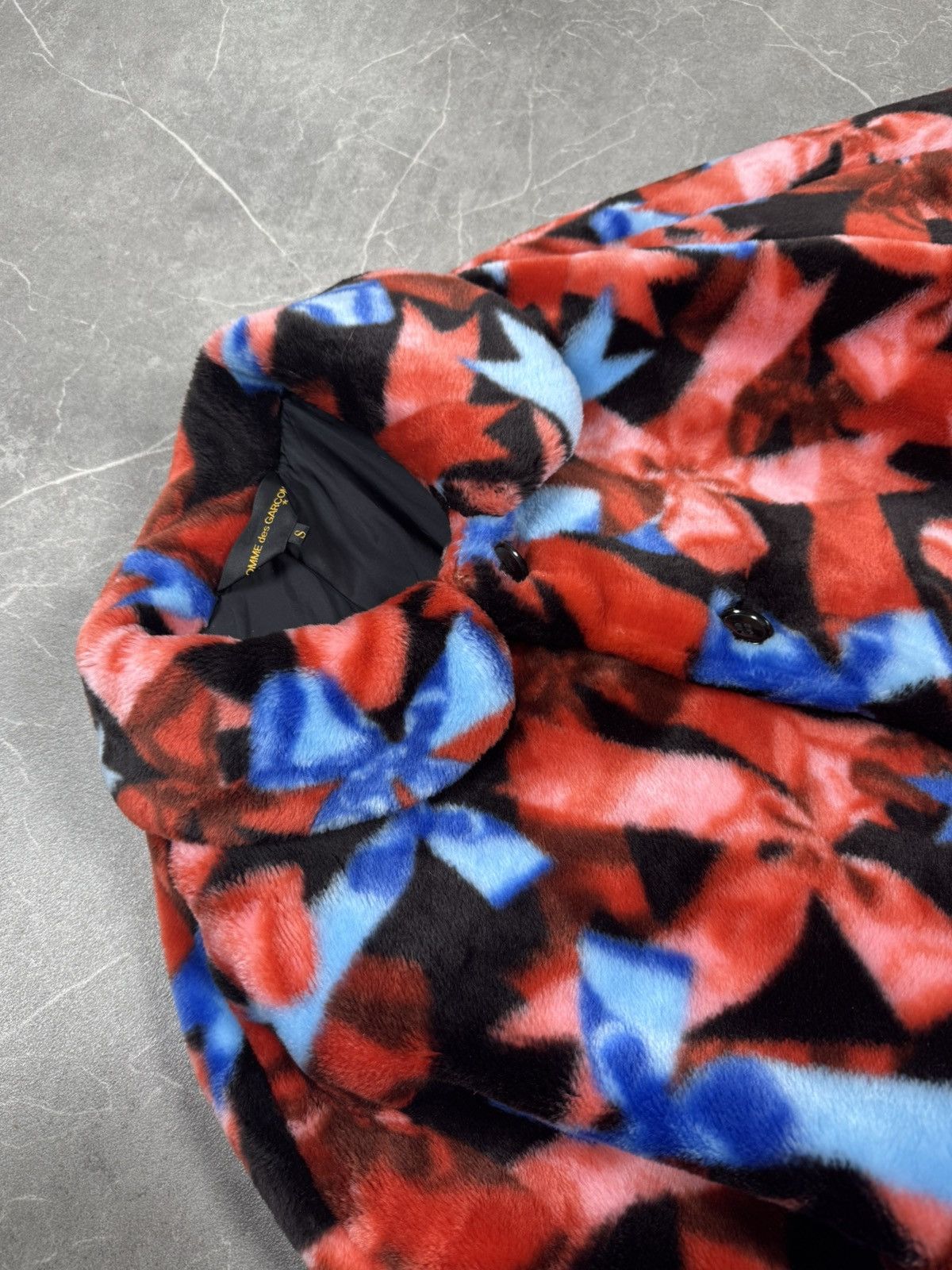 Comme des Garcons COMME des GARÇONS Bow Print Blanket Jacket Japan Size S Size S / US 4 / IT 40 - 2 Thumbnail