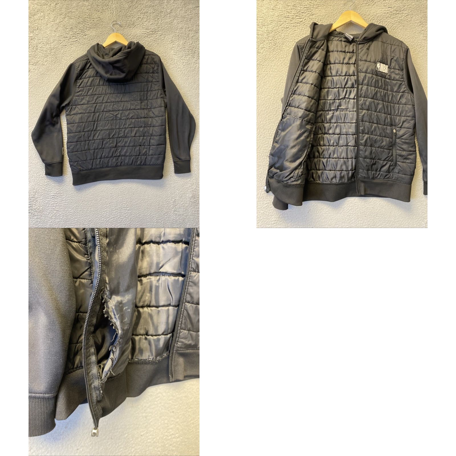 NBA NBA Men’s Size S Black Puffer Down Jacket /152-29 Vintage: No Brand: NBA Size US S / EU 44-46 / 1 - 8 Thumbnail