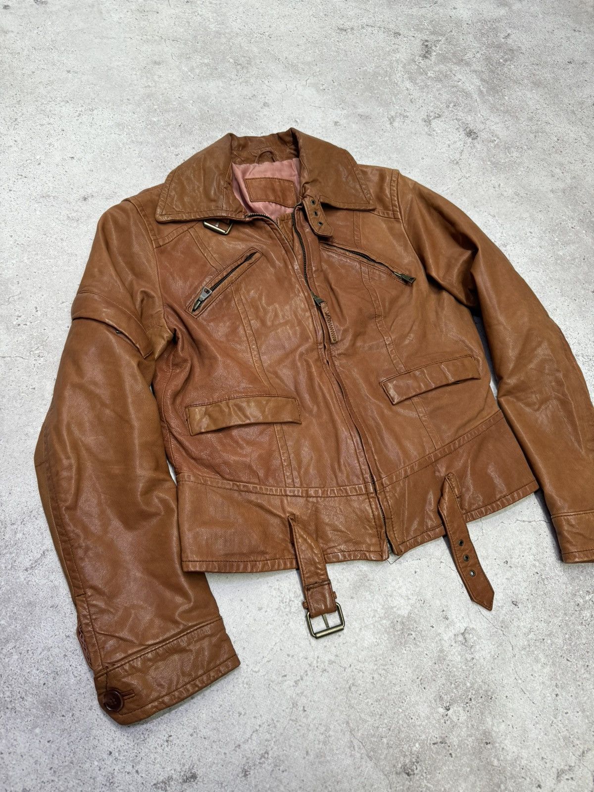 Junya Watanabe Vintage Real Leather Multi-pocket Bandage Jacket Size US M / EU 48-50 / 2 - 3 Thumbnail