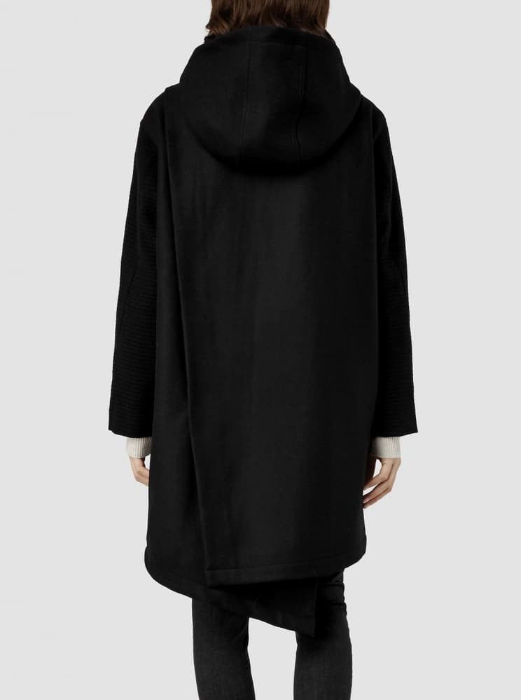 Allsaints Allsaints Odetta Parka Oversized Wool Asymmetrical Coat Size S / US 4 / IT 40 - 7 Thumbnail