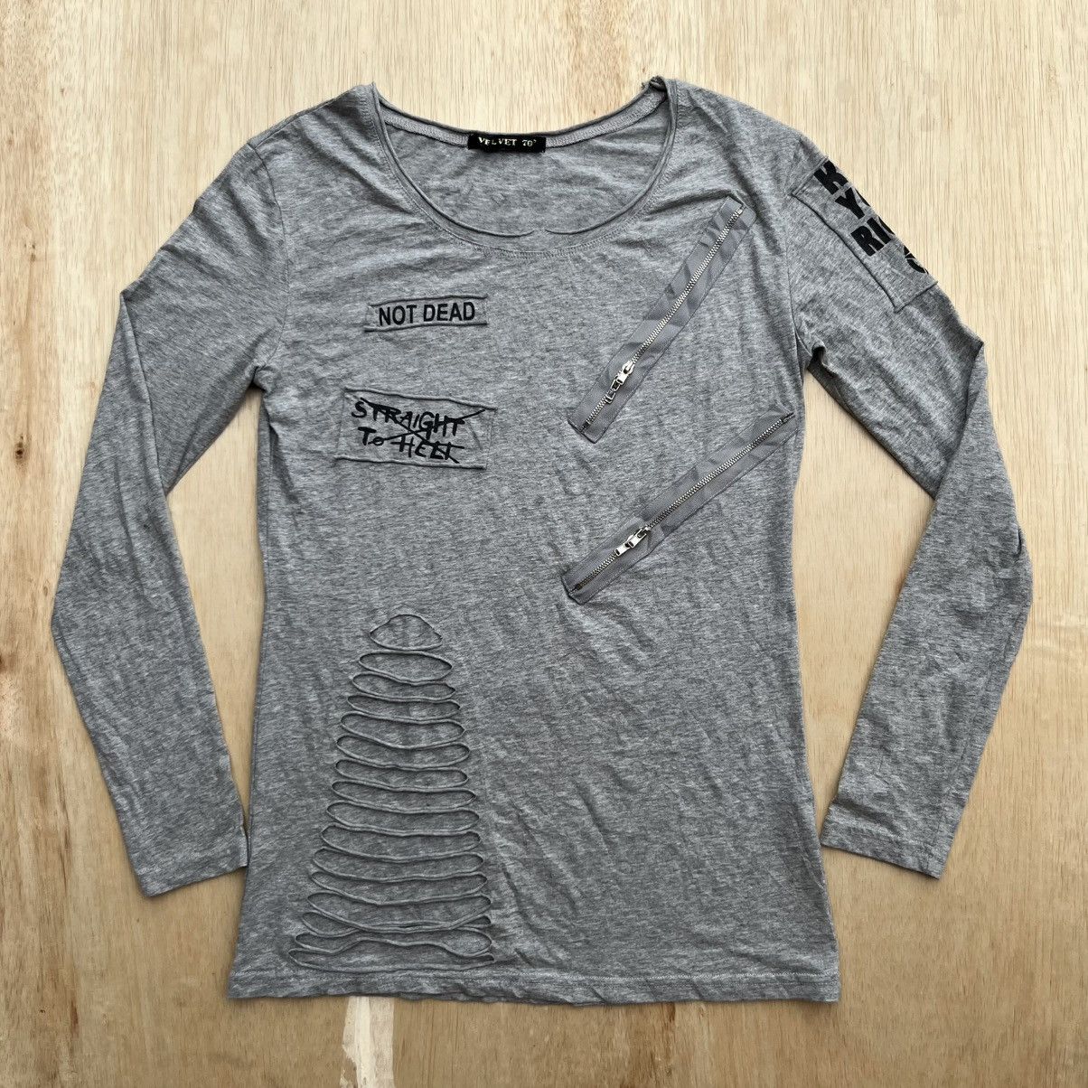 Japanese Brand VELVET 70 BONDAGE MADPUNK LONG SLEEVE LIKE SEDITIONARIES Size US M / EU 48-50 / 2 - 1 Thumbnail