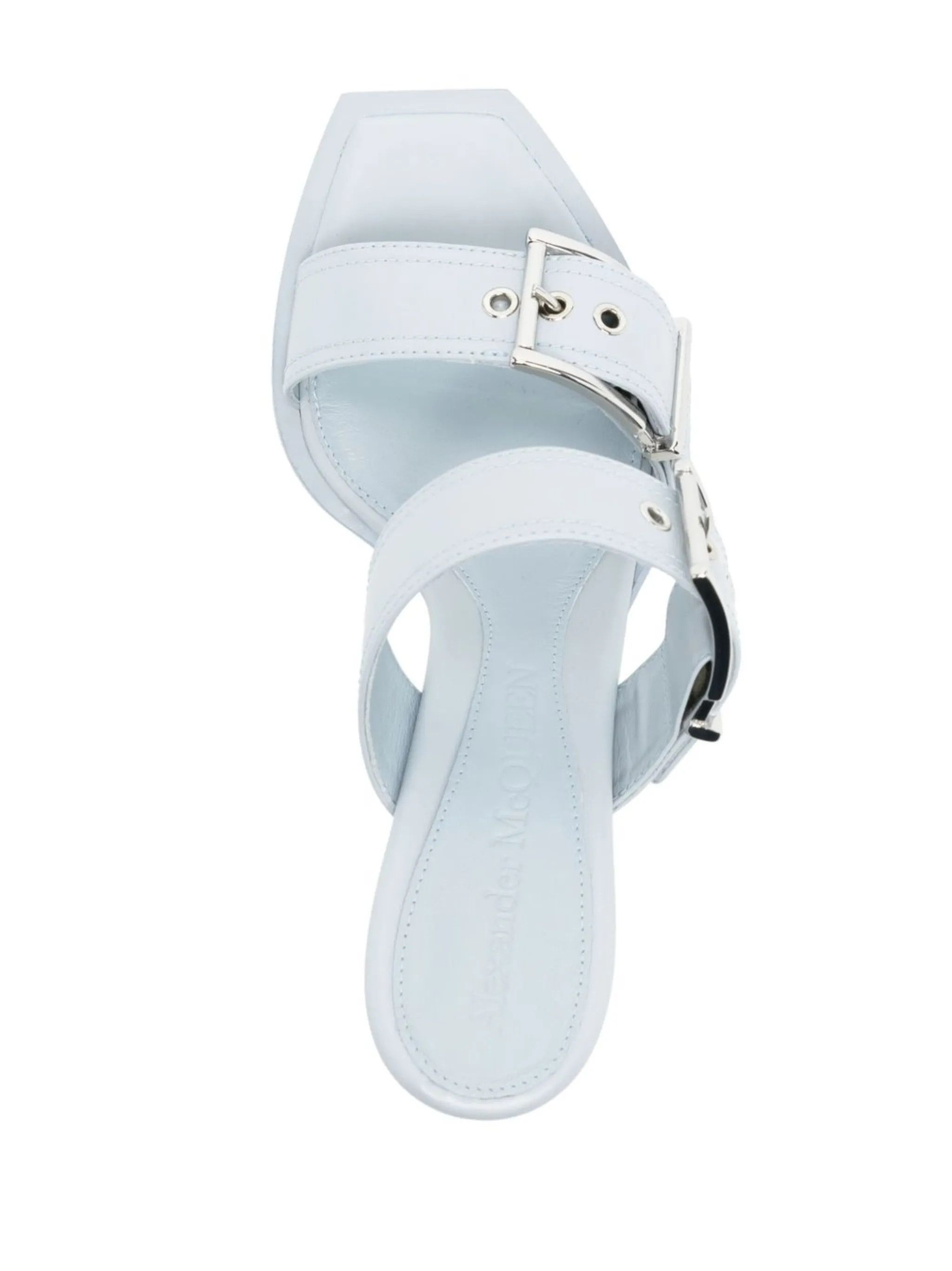 Alexander McQueen o1y0325 Sandals in Sky Blue Size US 7.5 / IT 37.5 - 4 Thumbnail
