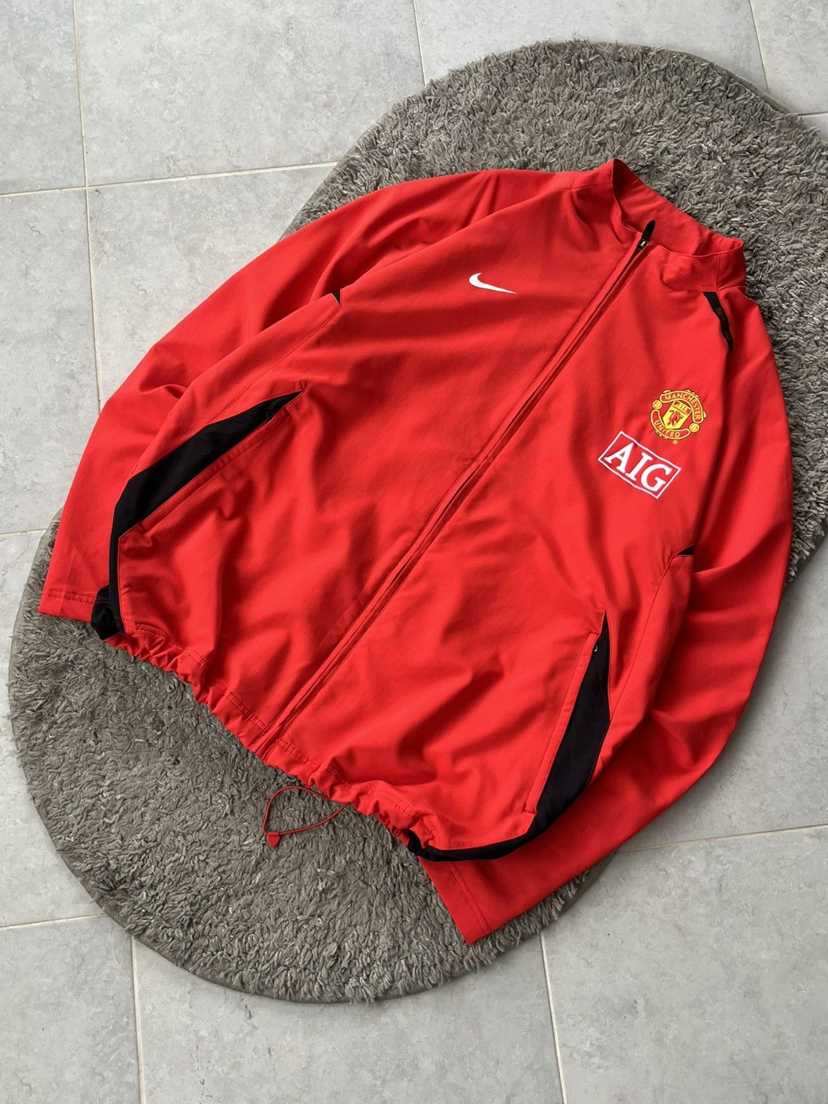 Nike Vintage Light Jacket Nike Soccer football Manchester United Size US XL / EU 56 / 4 - 2 Thumbnail