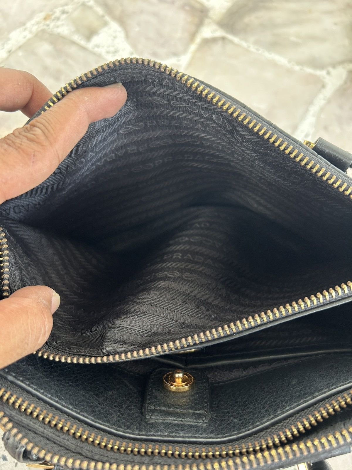 Prada Prada Vitello Daino leather handbag Size ONE SIZE - 19 Thumbnail