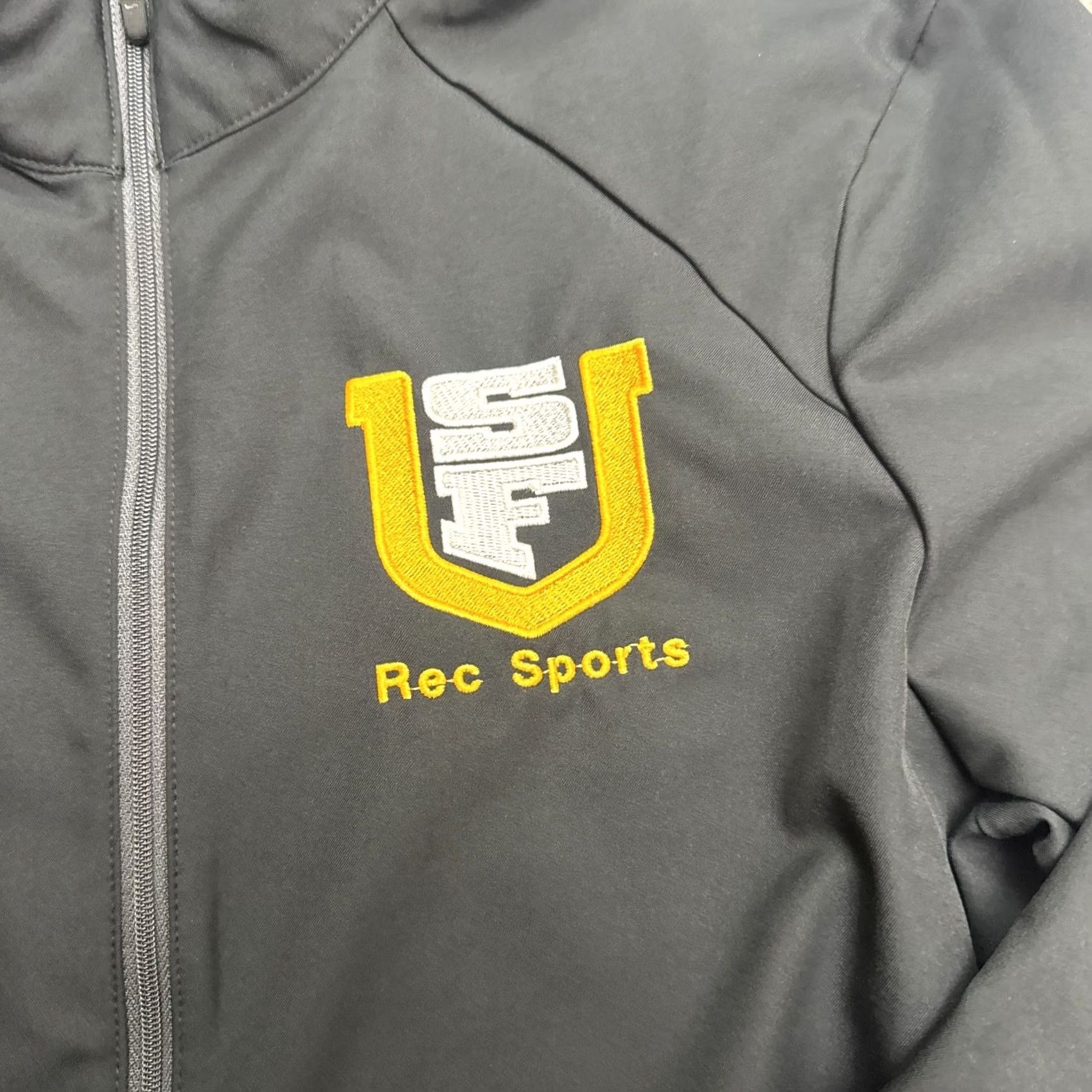 Nike Nike Dri-Fit USF Univ San Francisco Rec Sports Track Jacket Mens S Black Size US S / EU 44-46 / 1 - 4 Thumbnail