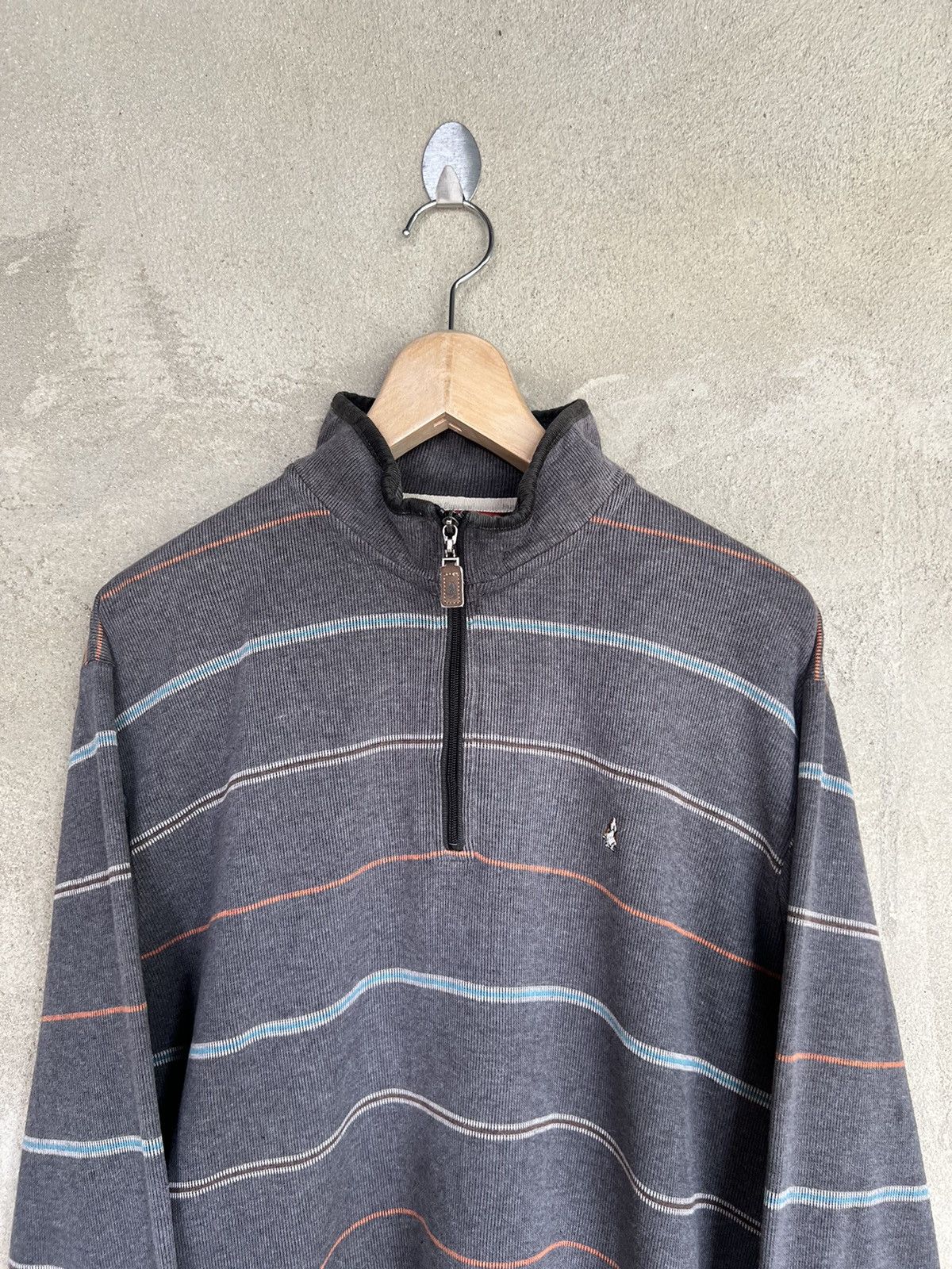Hush Puppies × Vintage Vintage Hush Puppies Striped Sweatshirt Size US L / EU 52-54 / 3 - 3 Thumbnail