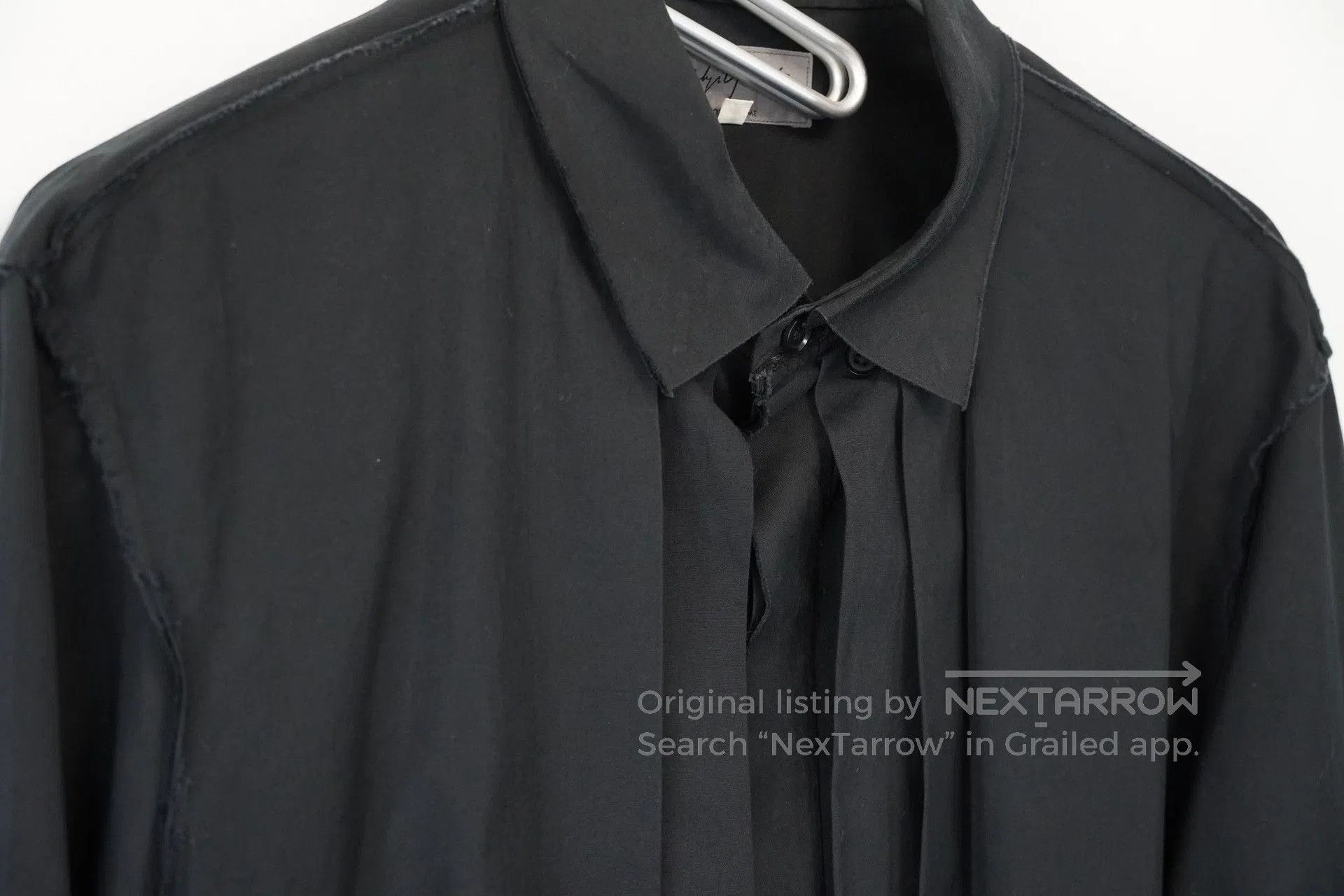 Yohji Yamamoto Yohji Yamamoto 11AW Multi-Placket Black Shirt. Size US M / EU 48-50 / 2 - 2 Thumbnail