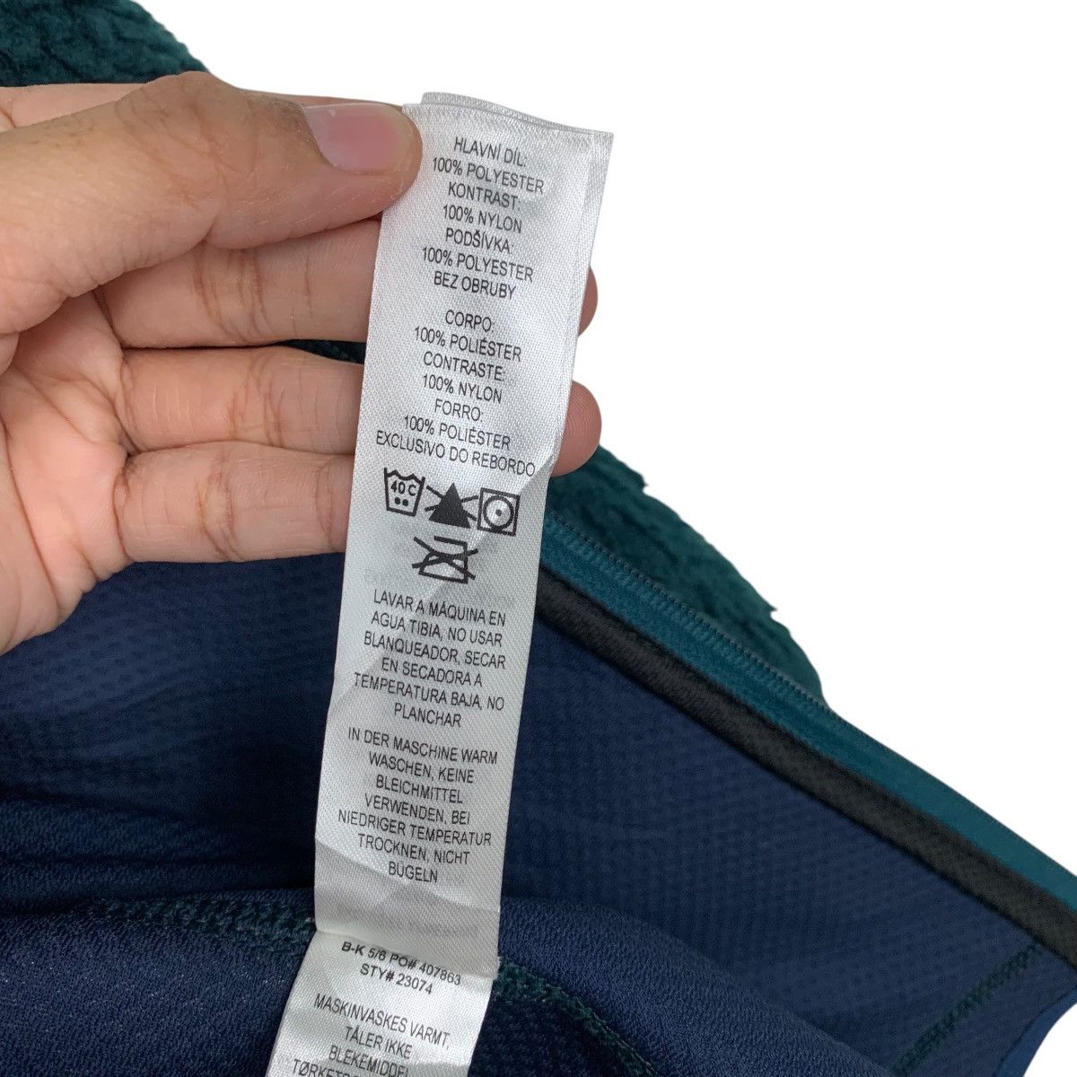 Patagonia PATAGONIA Deep Pile Turtleneck Green Fleece Jacket 2465-C111 Size US S / EU 44-46 / 1 - 20 Thumbnail