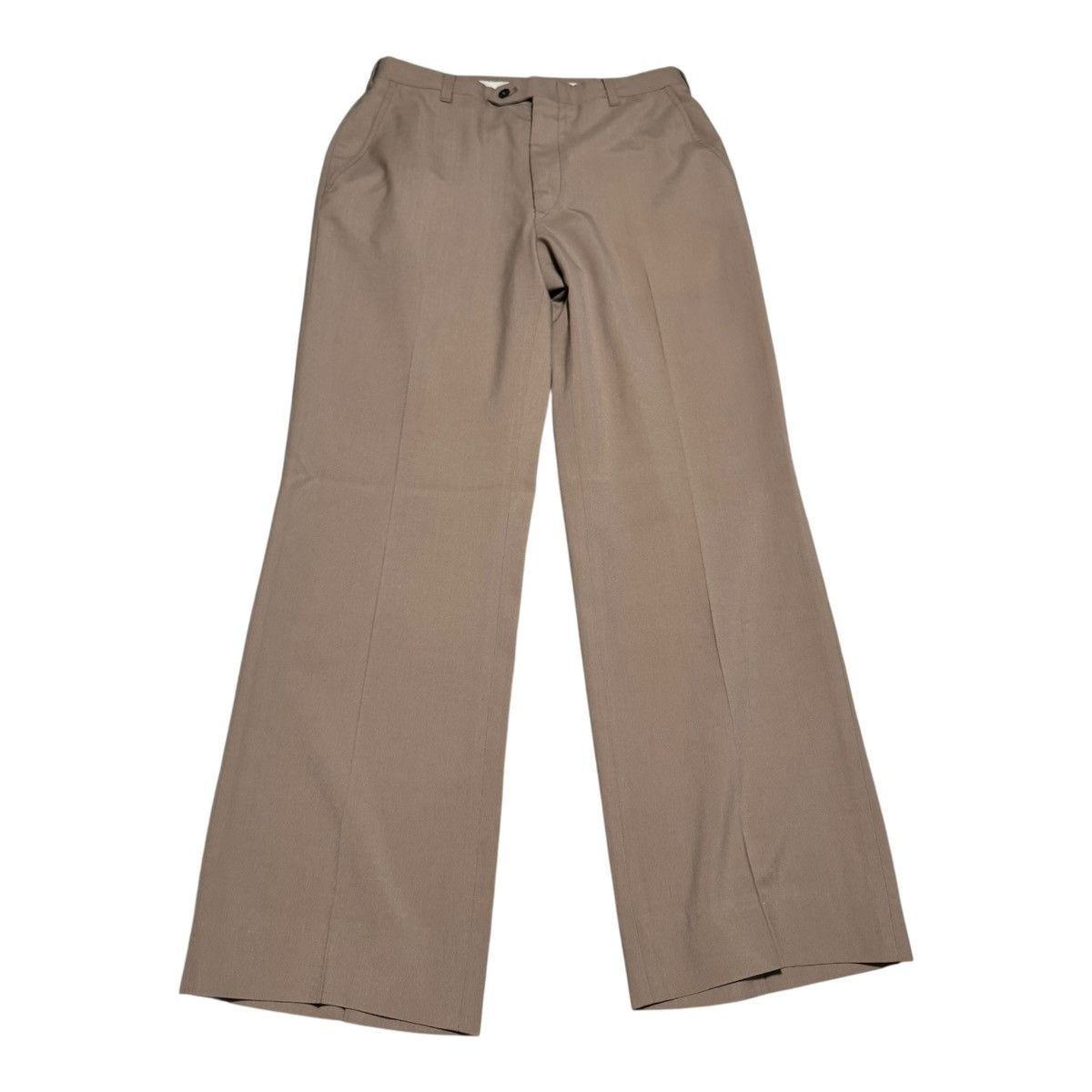 Vintage Vintage 60s 70s Talon Zipper Pleated Khaki/Tan Pants Size US 29 - 3 Thumbnail