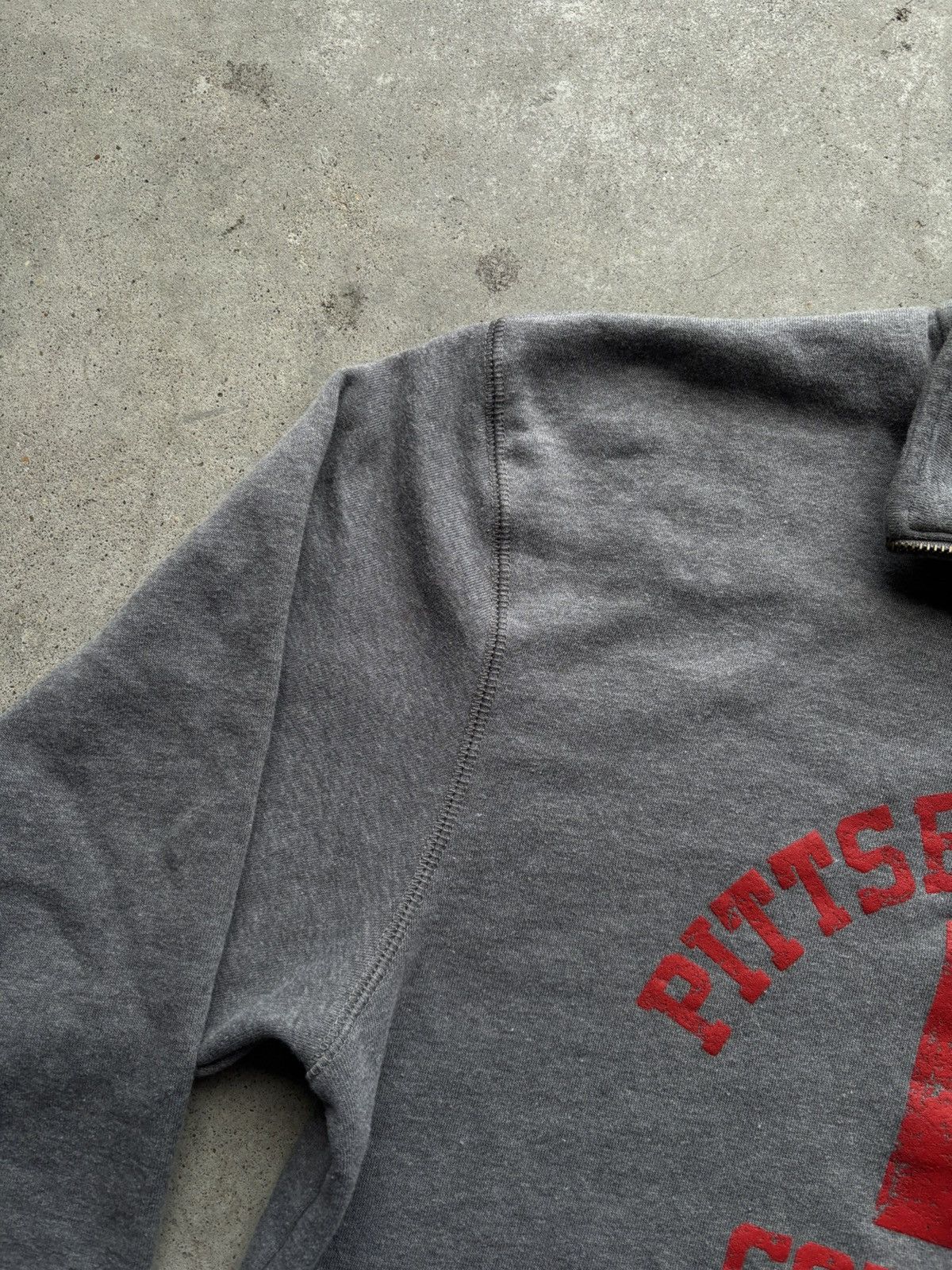 Jansport × Vintage vintage Y2K PITTSBURGH STATE Spellout 1/4 Zip-up pullover Size US L / EU 52-54 / 3 - 13 Thumbnail