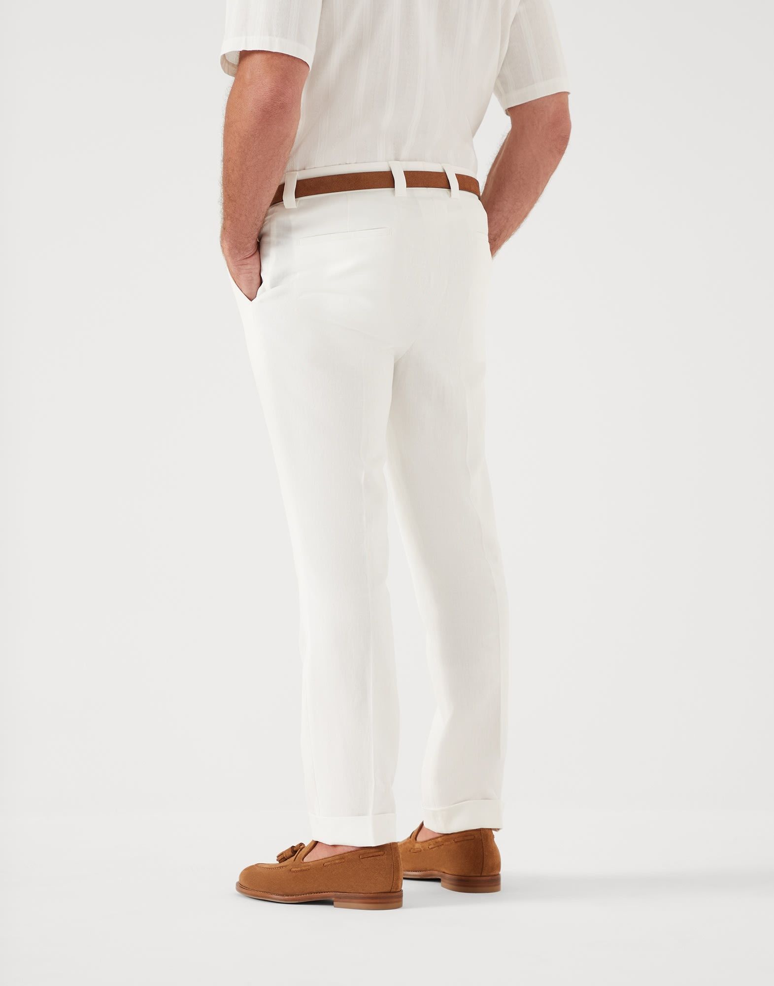 Brunello Cucinelli Pants in Open White Size US 34 / EU 50 - 3 Thumbnail