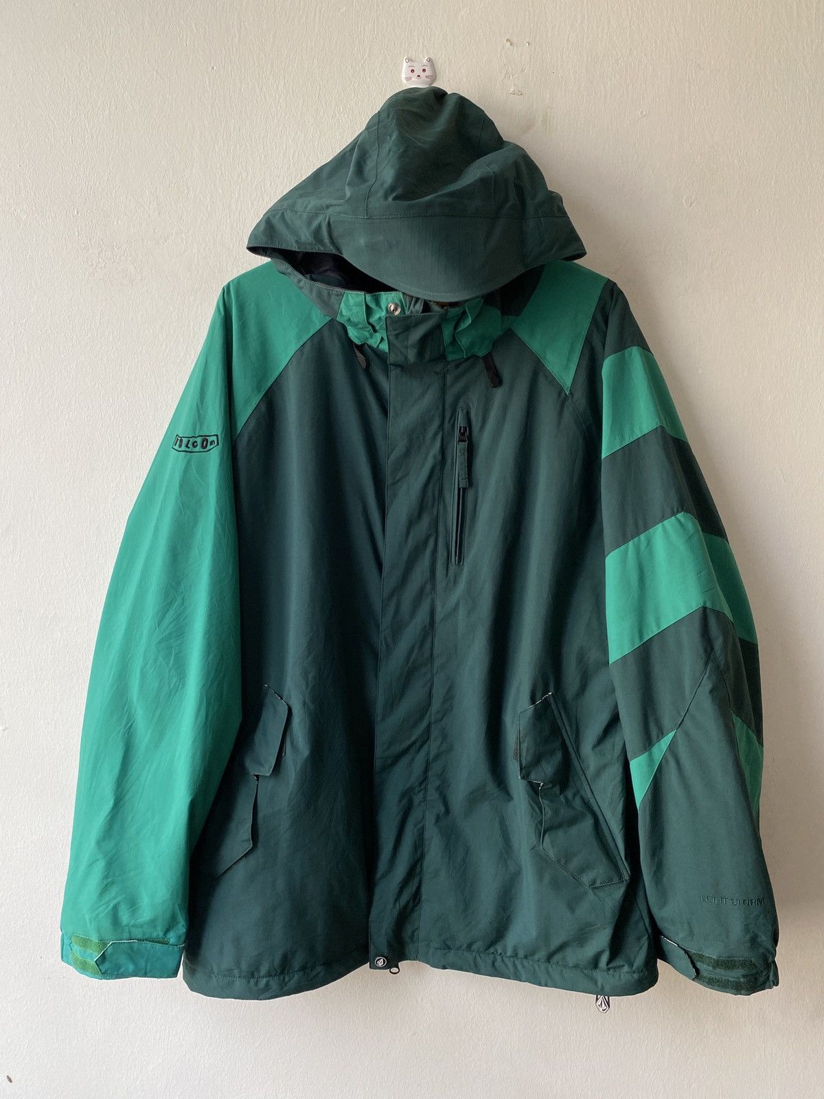 Vintage × Volcom Volcom Nimbus Hoodie Ski Jacket Size US L / EU 52-54 / 3 - 3 Thumbnail