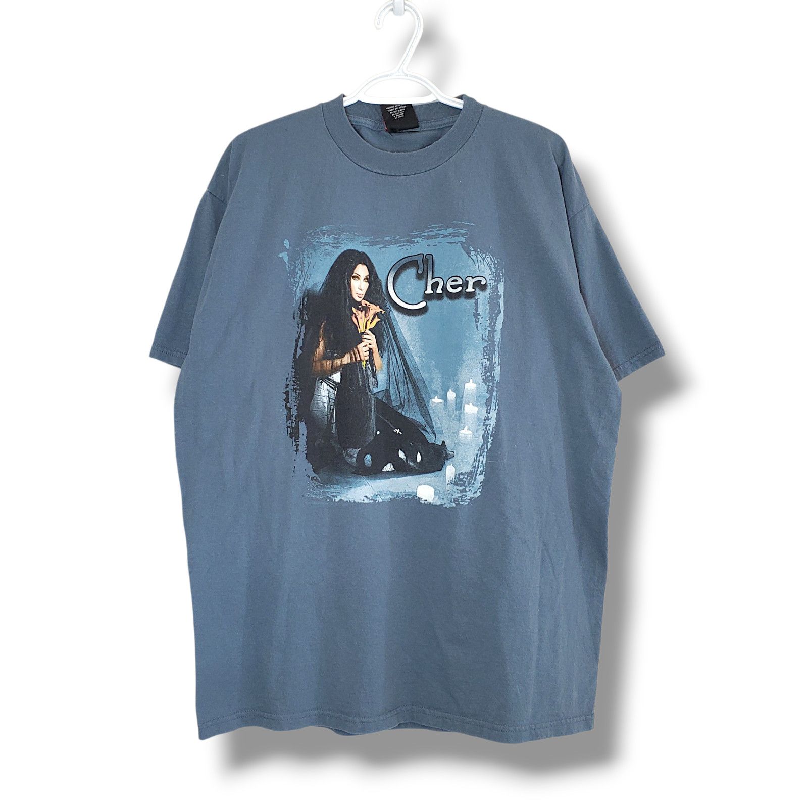 Vintage Vintage 2000 Cher Do You Believe Tour Shirt Blue Size XL Size US XL / EU 56 / 4 - 1 Thumbnail