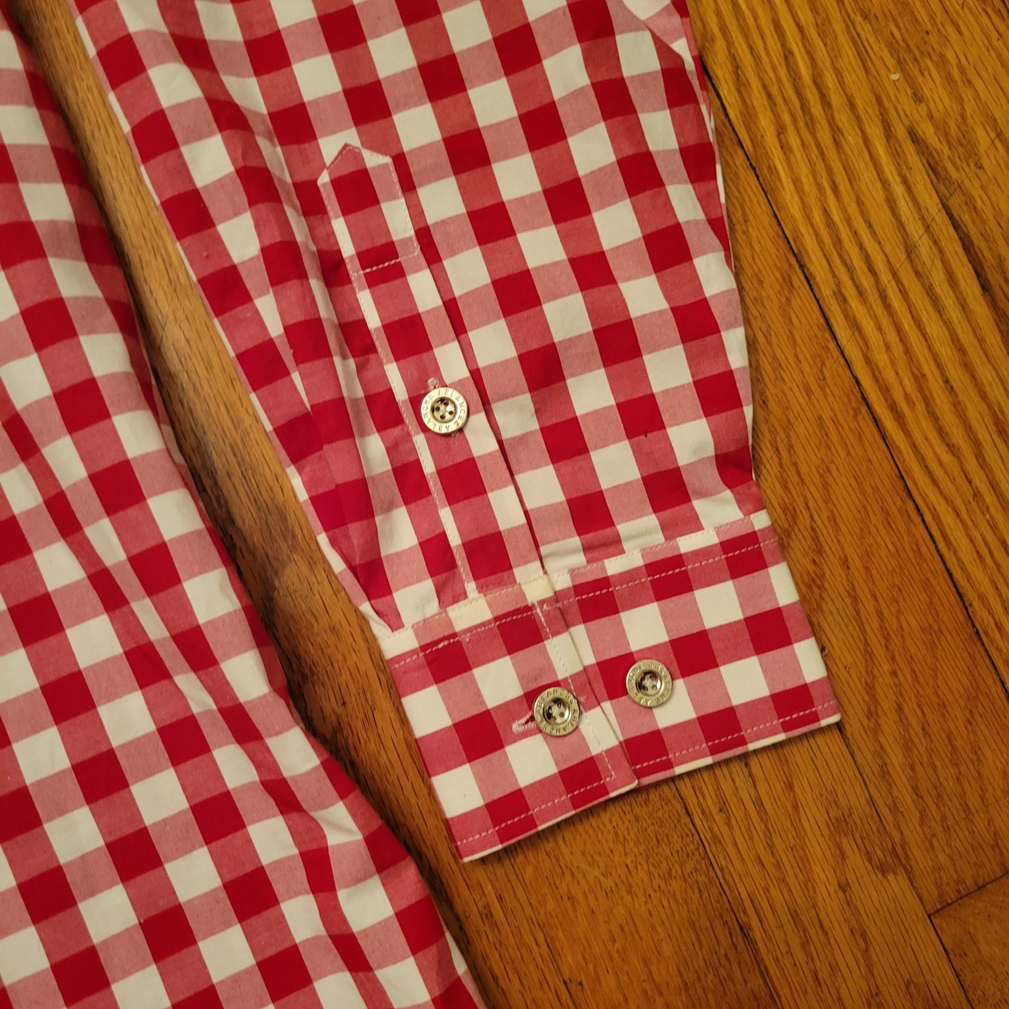 Other Y2K Ablanche Red White Gingham Check Long Sleeve Shirt 3XL C Size US XXL / EU 58 / 5 - 7 Thumbnail