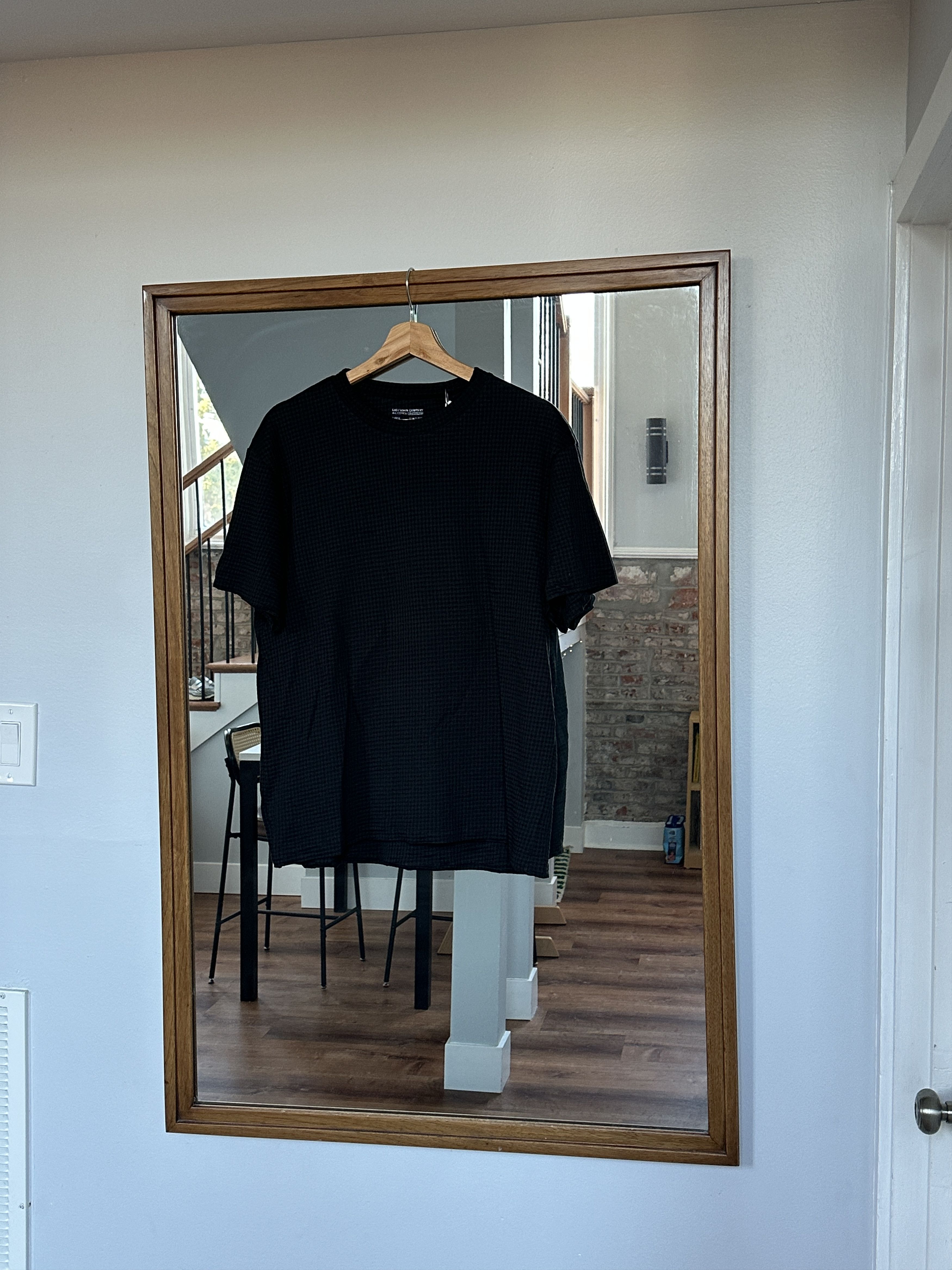 Lady White Co. Black 2-Ply Waffle T-Shirt Size US M / EU 48-50 / 2 - 2 Thumbnail