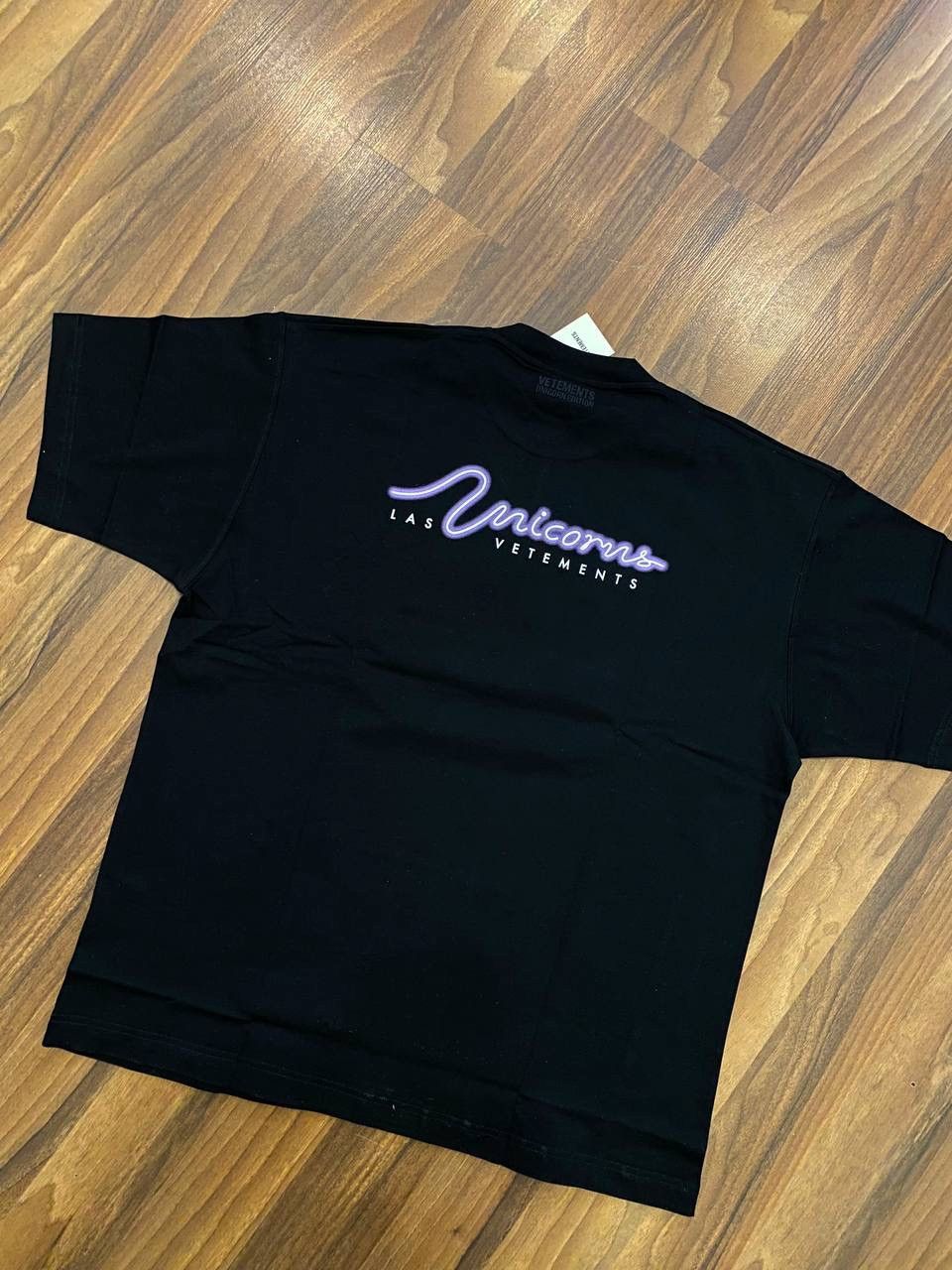 Vetements Vetements Unicorn Black Tee Size US XS / EU 42 / 0 - 2 Thumbnail