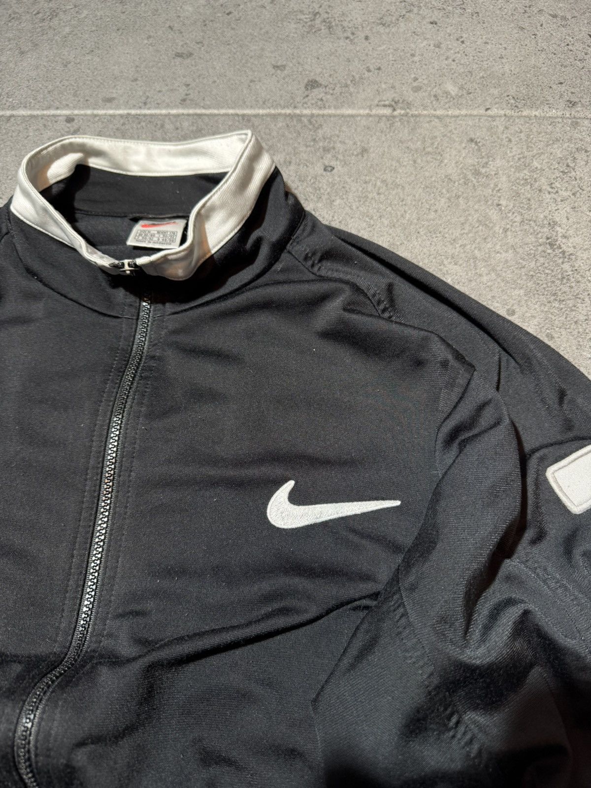 Nike × Vintage Vintage 90s Nike Spellout Track & Zip Jacket Size US M / EU 48-50 / 2 - 4 Thumbnail