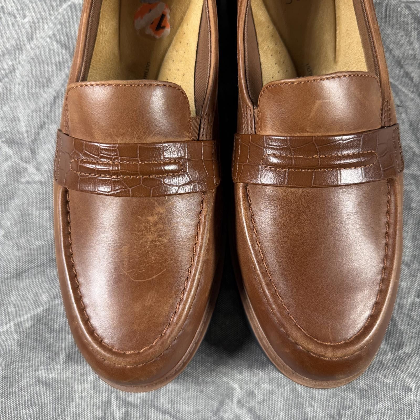 Clarks Clarks Loafers Women's 11 Tan NEW Westlynn Glow Leather Size US 11 / IT 41 - 2 Thumbnail