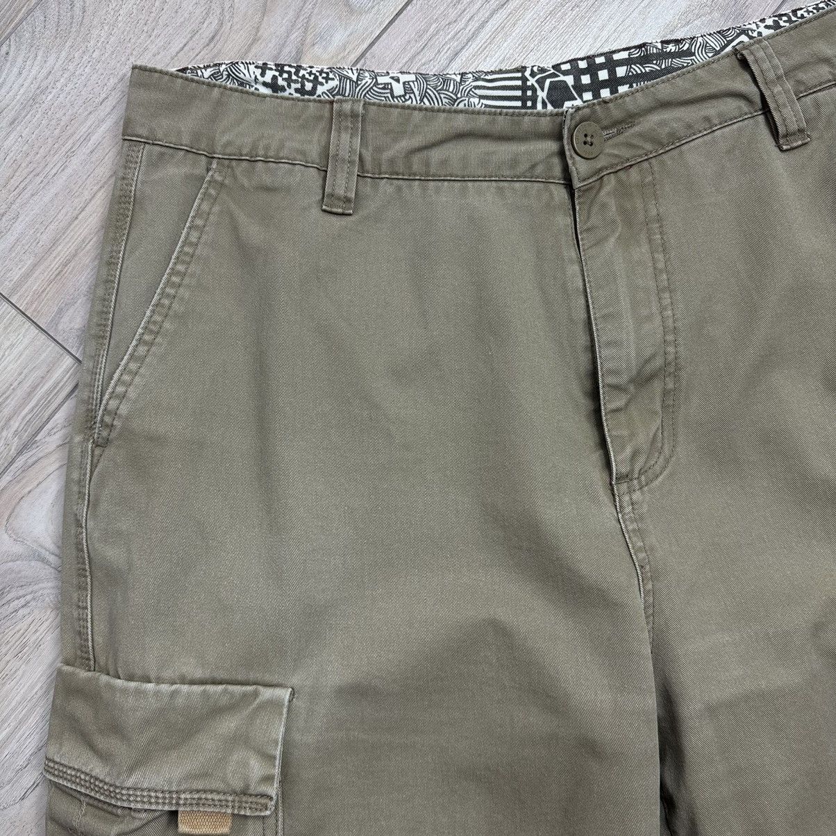 Quiksilver Crazy Vintage 90s Quiksilver Baggy Cargo Utility Shorts Size US 36 / EU 52 - 3 Thumbnail