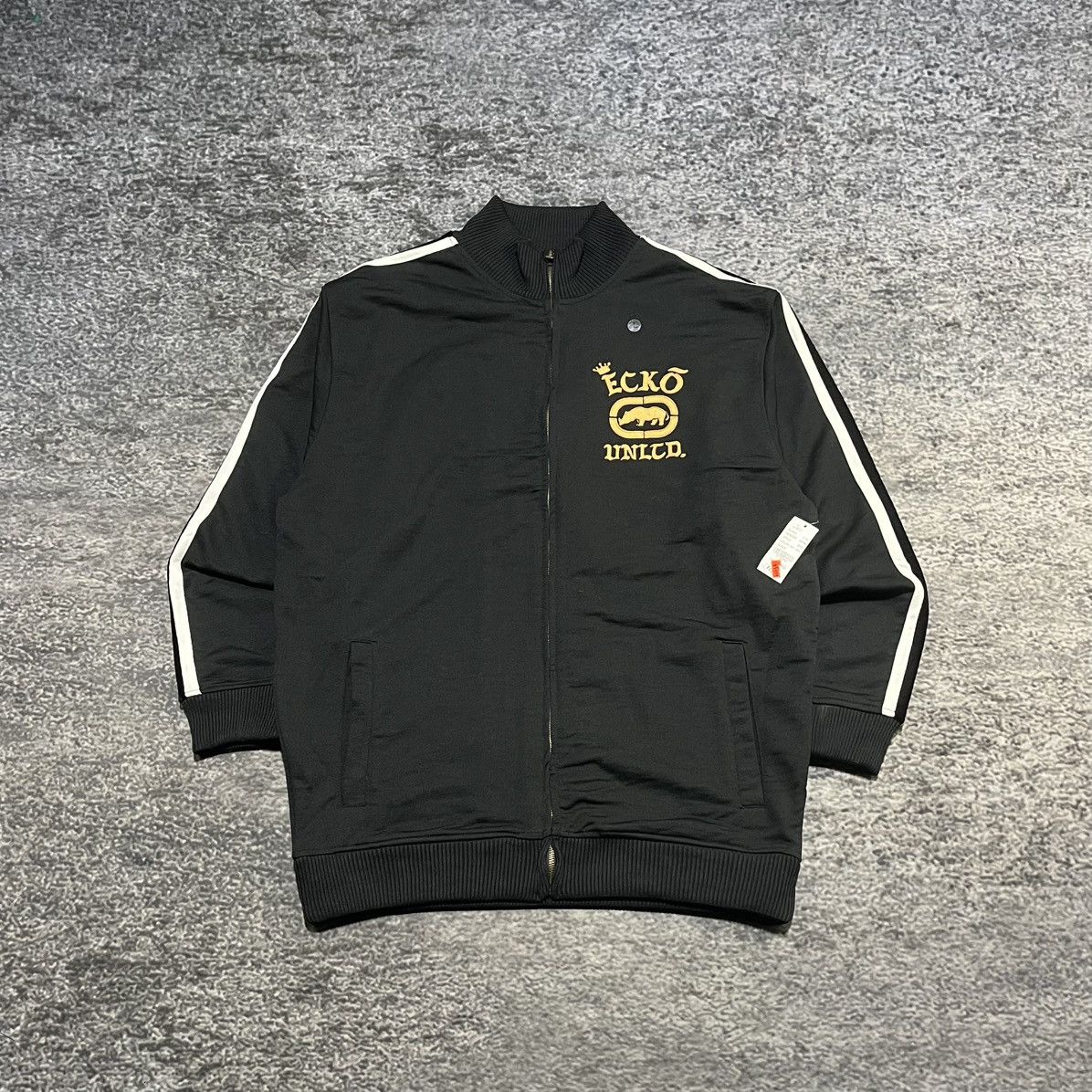 Ecko Unltd. Vintage Y2K Ecko Unltd Embroidered Hip-Hop Track Jacket NEW Size US L / EU 52-54 / 3 - 1 Thumbnail