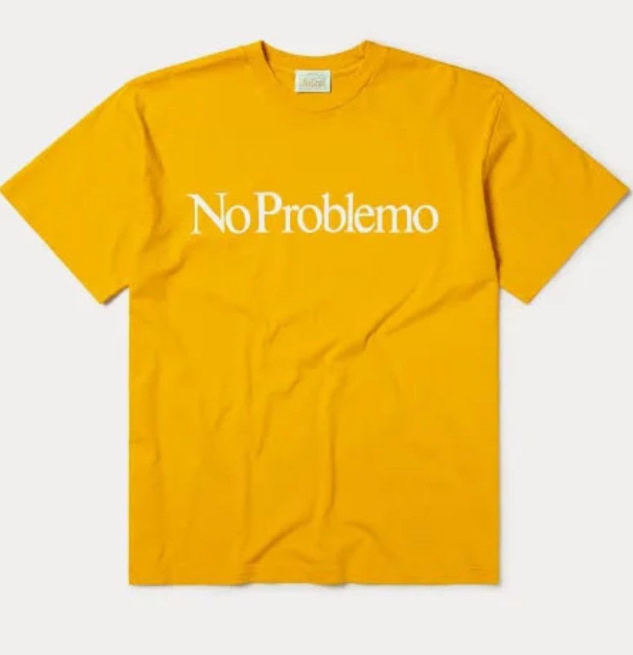 Aries Aries No Problemo Tee ‘Mustard’ Size US XL / EU 56 / 4 - 1 Thumbnail