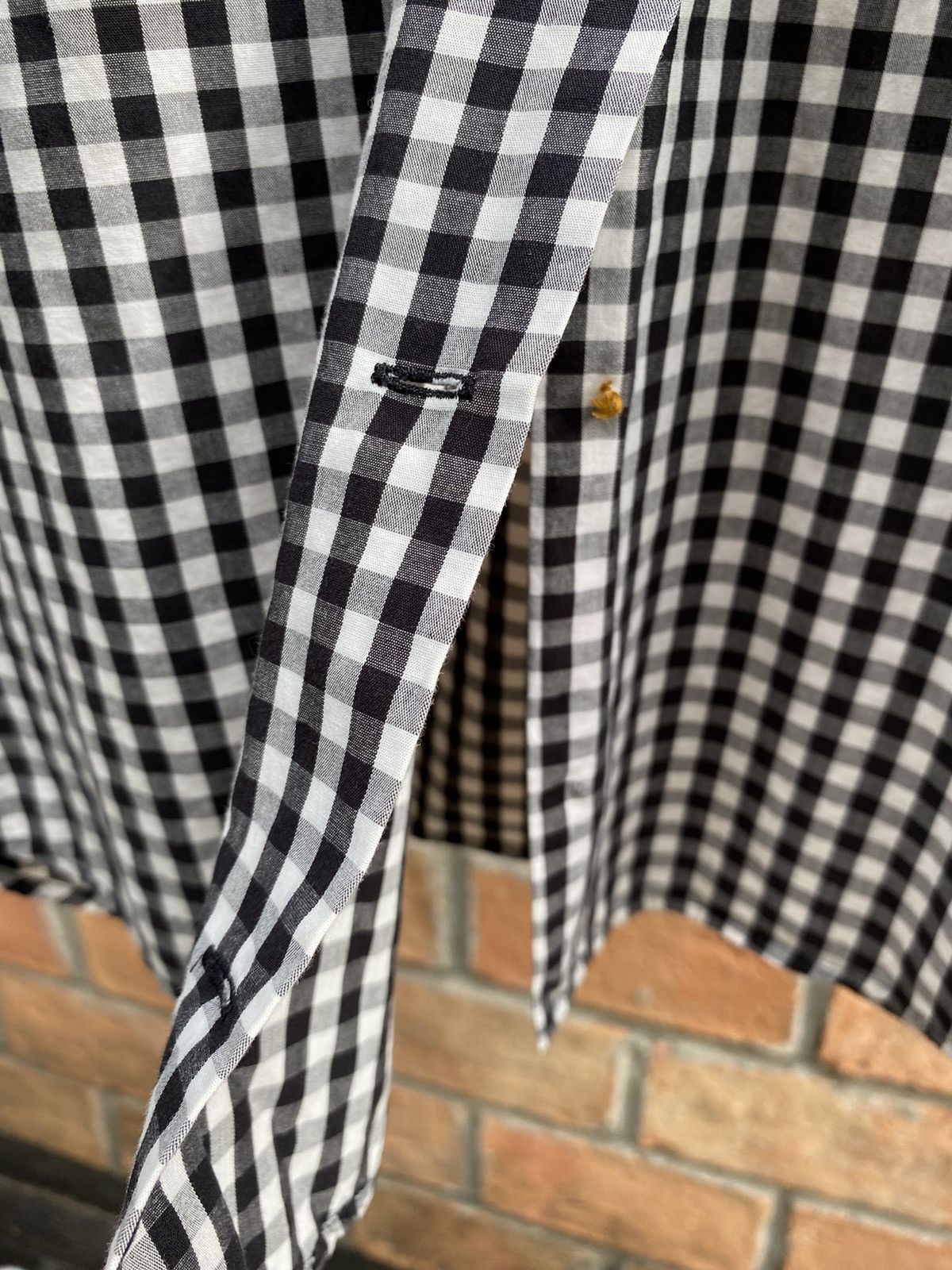 Vivienne Westwood Vivienne Westwood RED LABEL Gingham Embroidered Shirt Size XS / US 0-2 / IT 36-38 - 14 Thumbnail