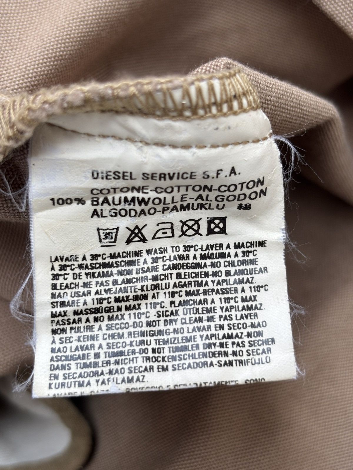 Diesel Y2K Distressed Double Breasted Coat Size US S / EU 44-46 / 1 - 6 Thumbnail