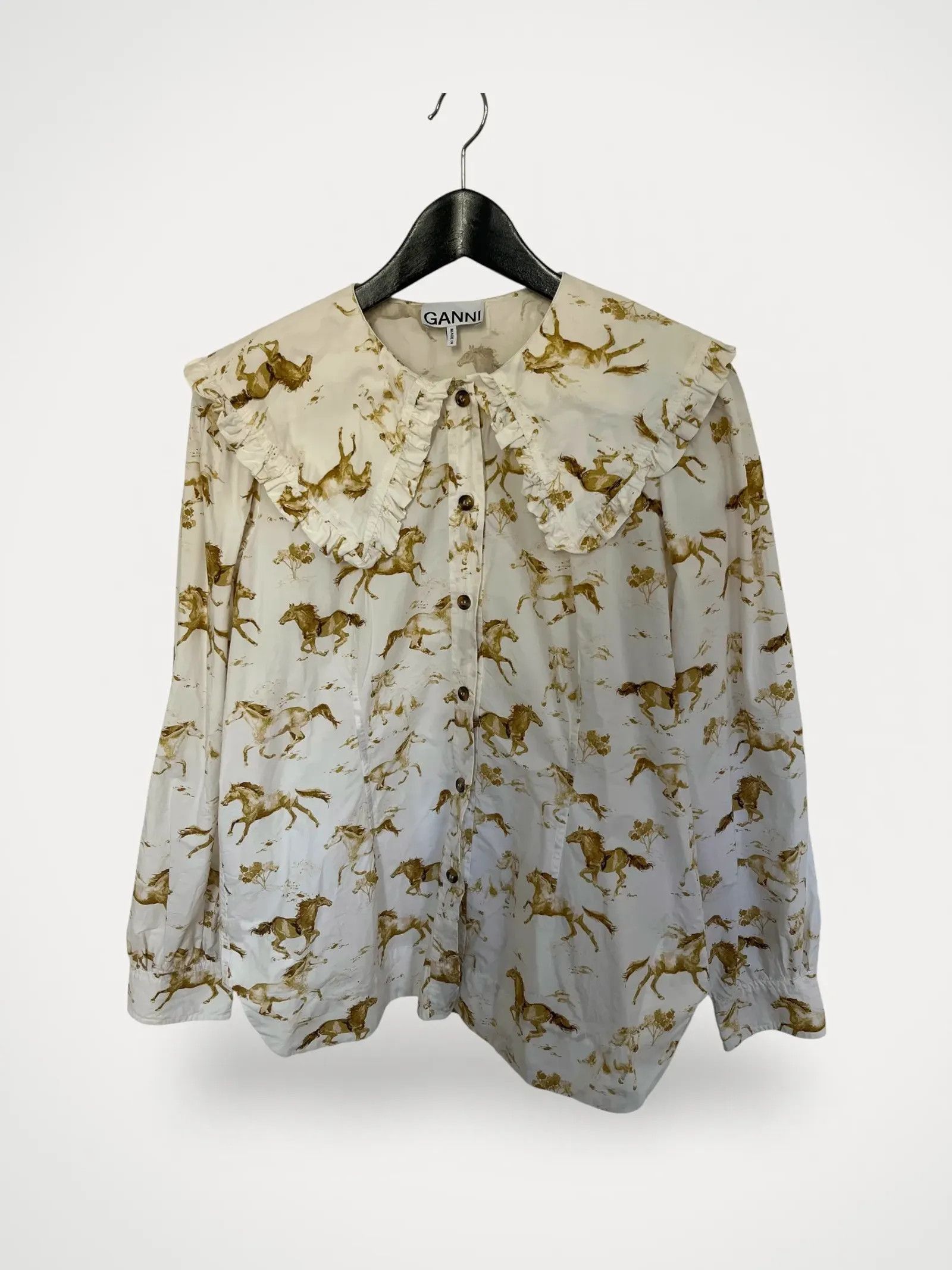 Ganni Ganni Weston Blouse Size M / US 6-8 / IT 42-44 - 1 Thumbnail