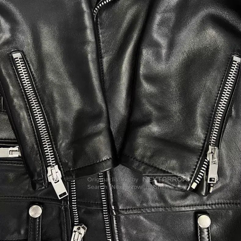 Saint Laurent Paris Saint Laurent Paris Classic Biker Lamb Leather Jacket Size XS / US 0-2 / IT 36-38 - 5 Thumbnail