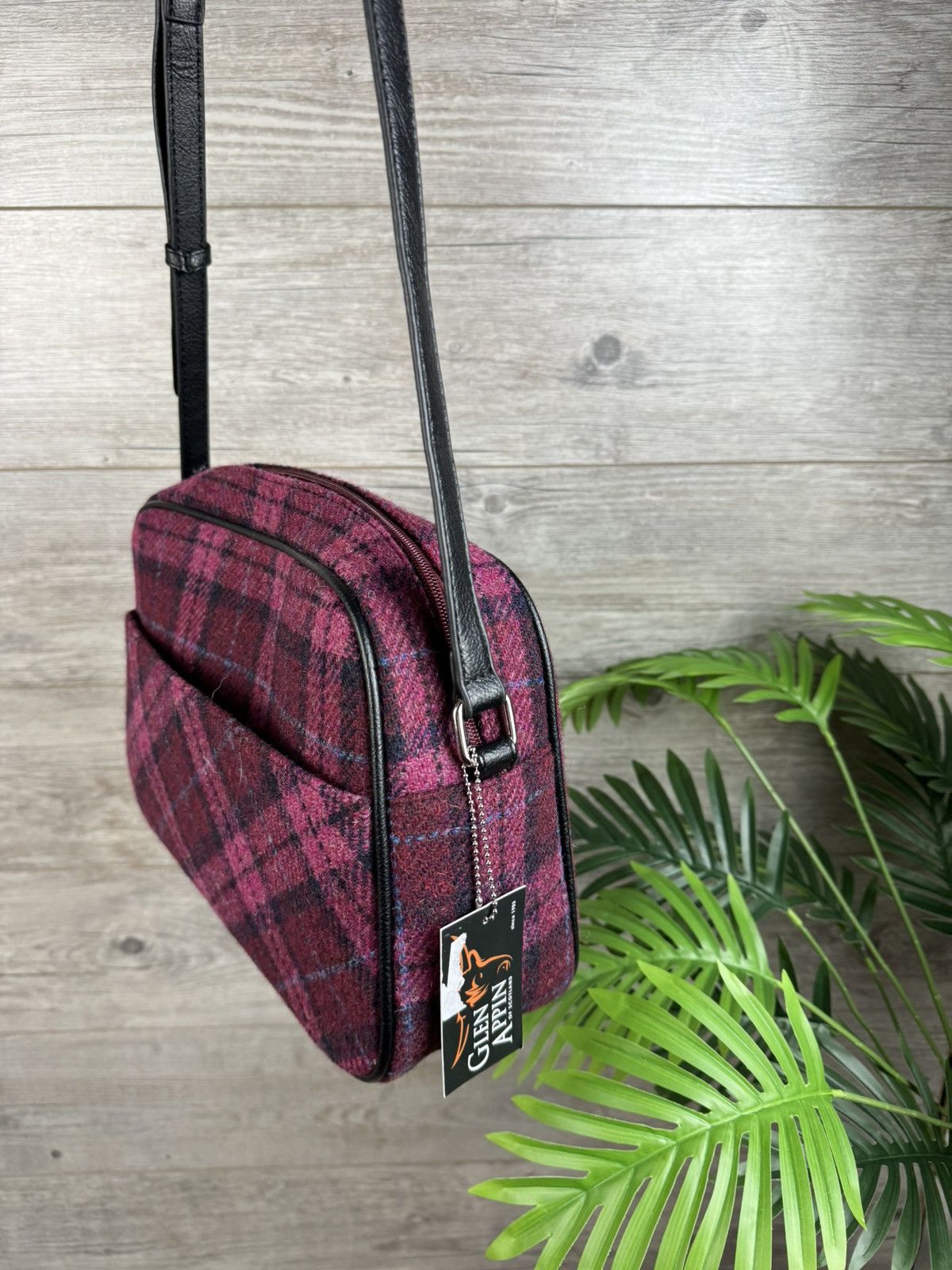 Designer × Harris Tweed Messenger over the shoulder Harris Tweed Glen Appin Size ONE SIZE - 8 Thumbnail